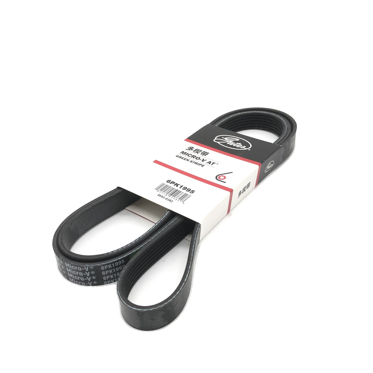 GATES Micro-V Serpentine Belt 6PK1995 image 7 Candru