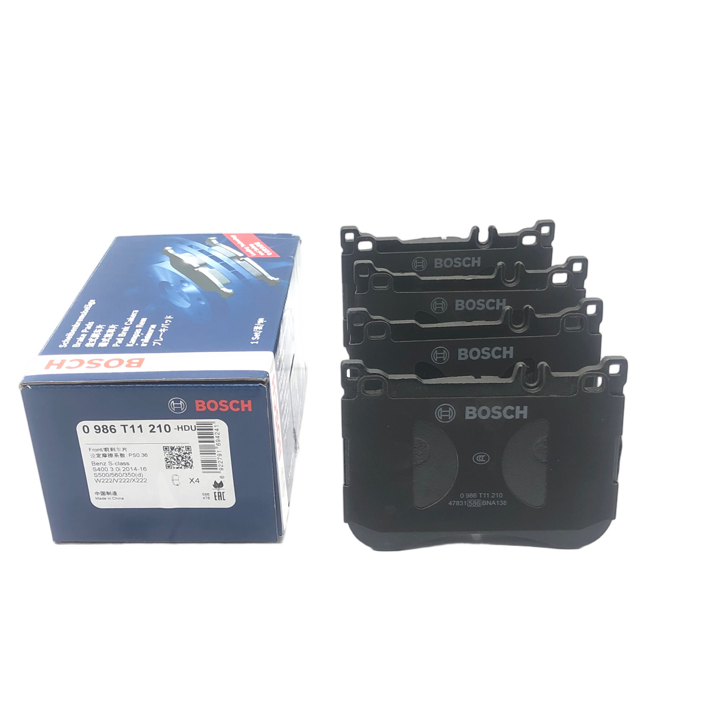 BOSCH Brake Pad Set 0986T11210 image 5 Candru