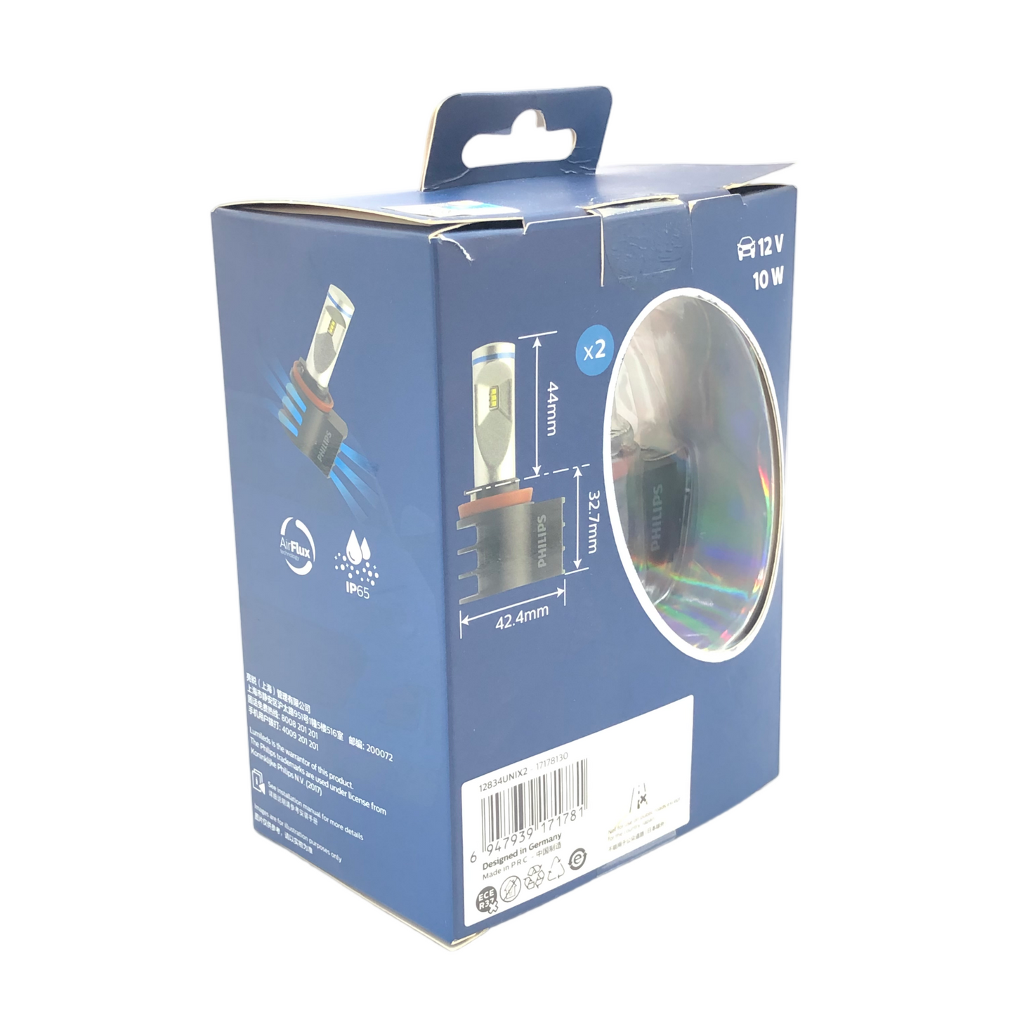 PHILIPS X-tremeUltinon LED Headlight Fog light bulbs ~H8/H11/H16 12V 10W 12834UNIX2