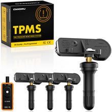 CANDRU TPMS Sensor Kit 13586335 Equipped with EL-50448 activator|315 MHz Direct-Fit Replacement Set of 4 + EL-50448 |CD-TPM001-C