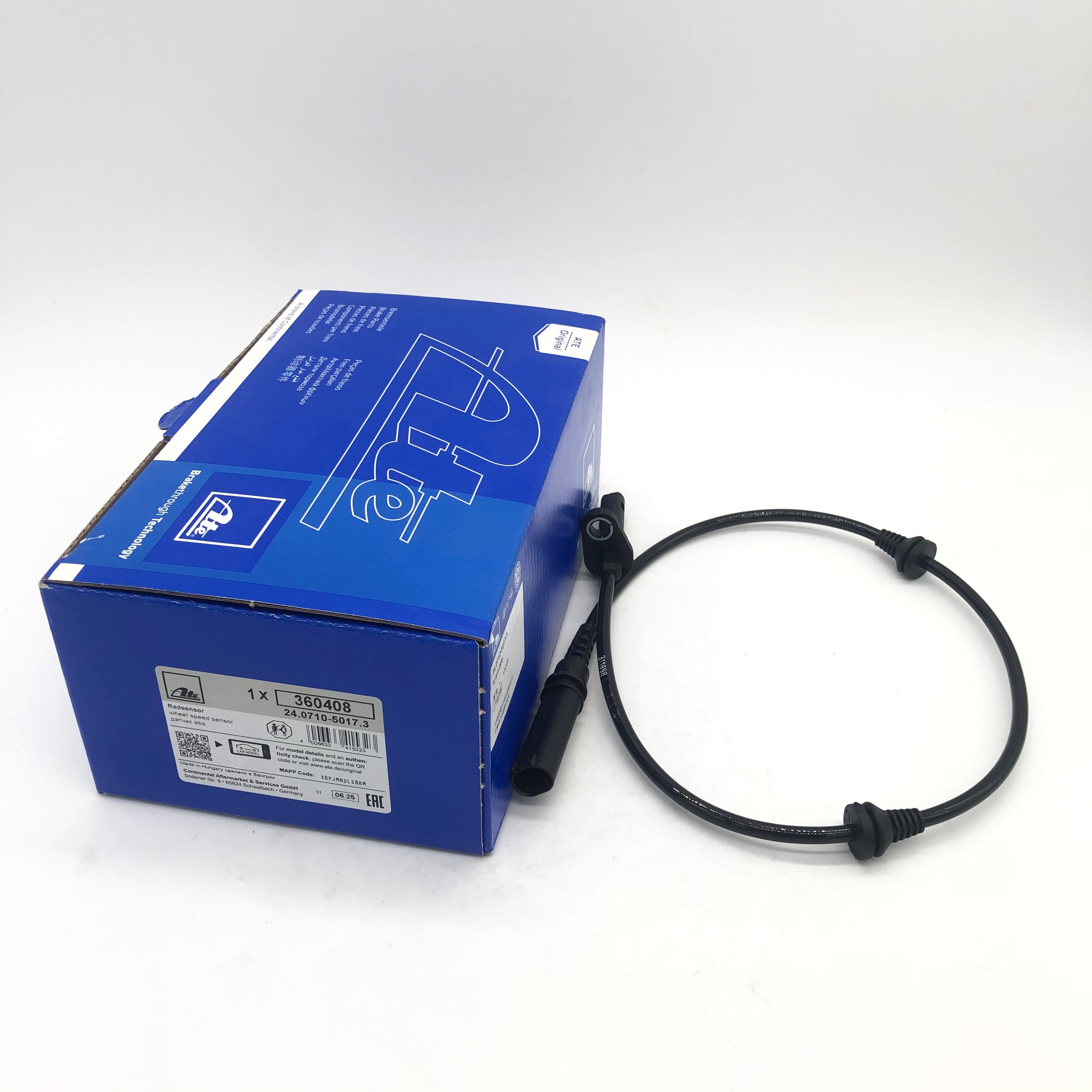 ATE Front ABS Wheel Speed Sensor 24.0710-5017.3/­360408