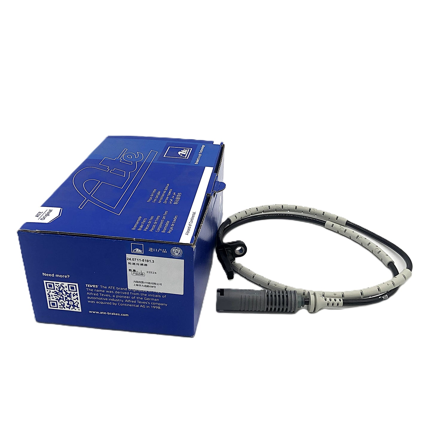 ATE ABS Wheel Speed Sensor Rear 24.0711-5191.3 ­360118