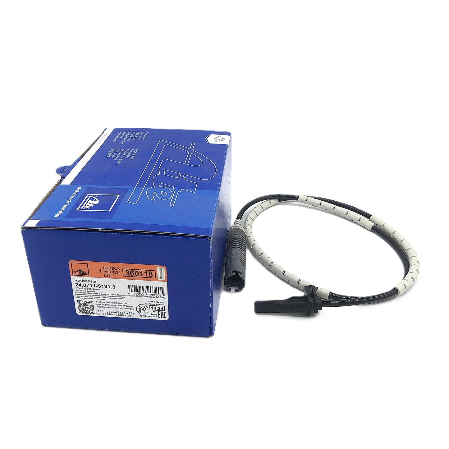 ATE ABS Wheel Speed Sensor Rear 24.0711-5191.3 ­360118