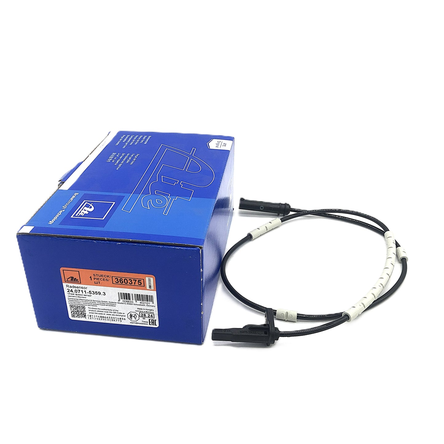 ATE ABS Wheel Speed Sensor Rear 24.0711-5359.3 360375