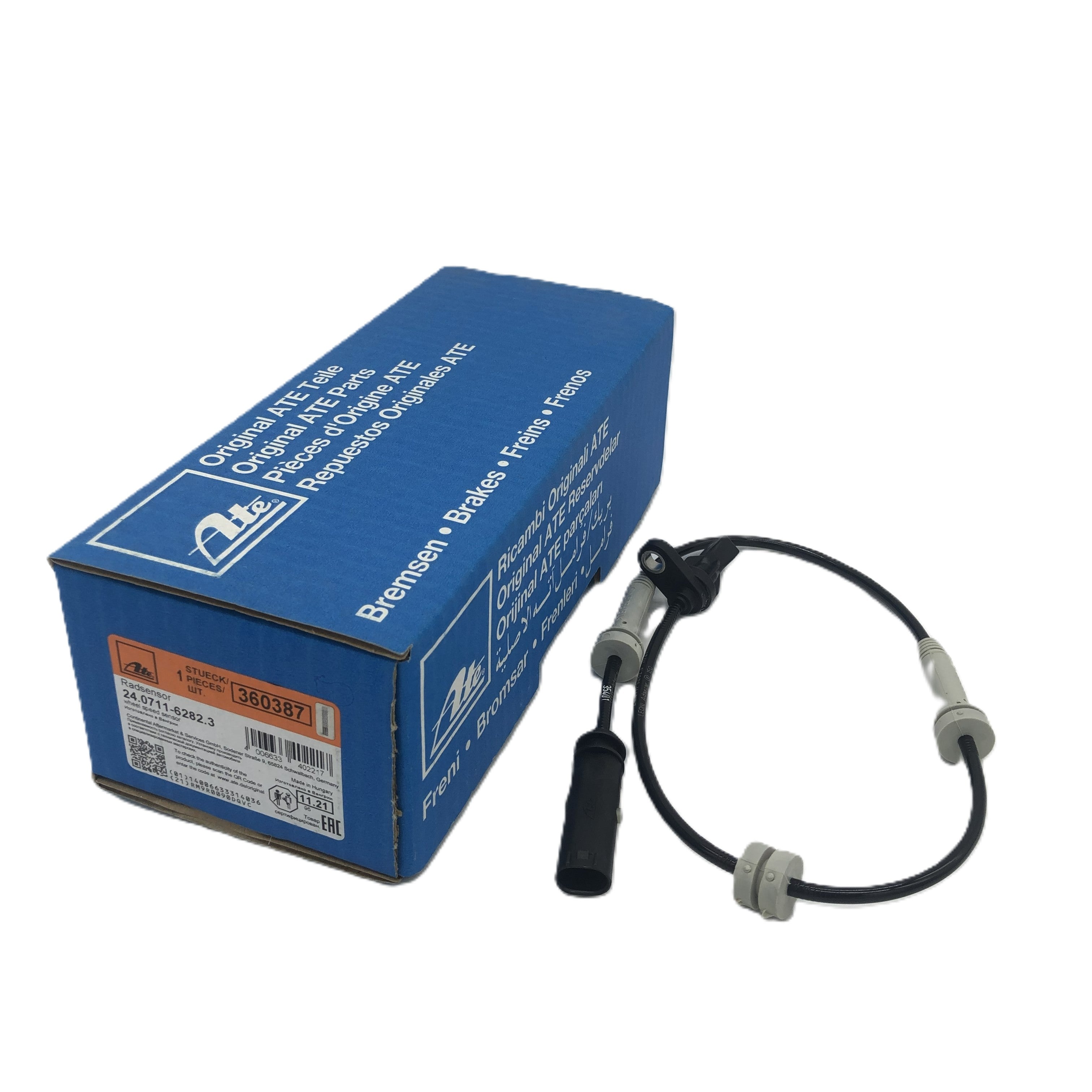 ATE Front ABS Wheel Speed Sensor 24.0711-6282.3/360387