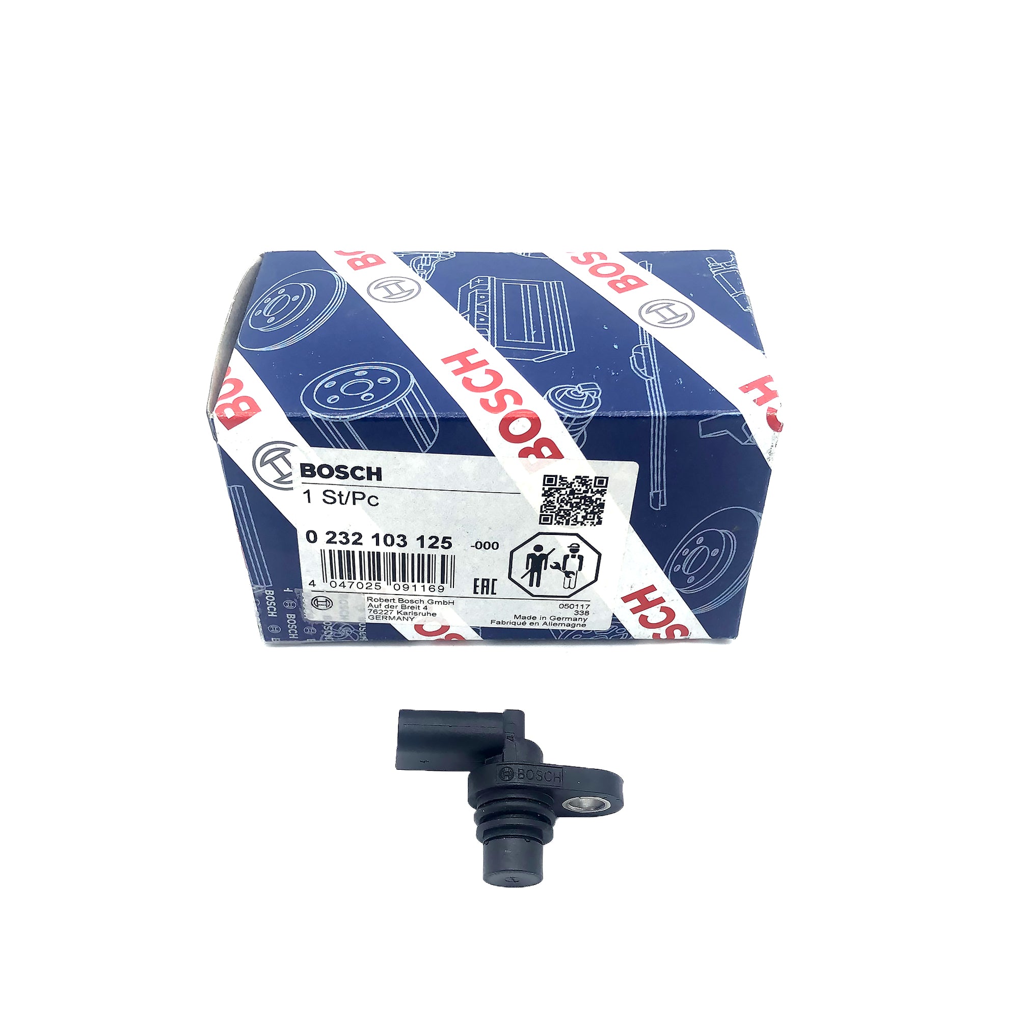 BOSCH Camshaft Position Sensor 0232103125 image 1 Candru