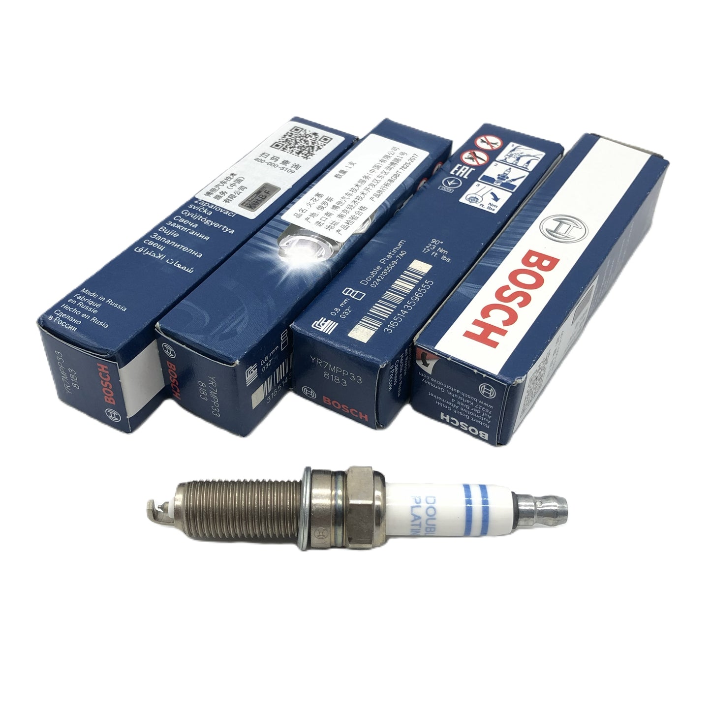 BOSCH Double Platinum Spark Plug 0242135509-7A0 YR7MPP33