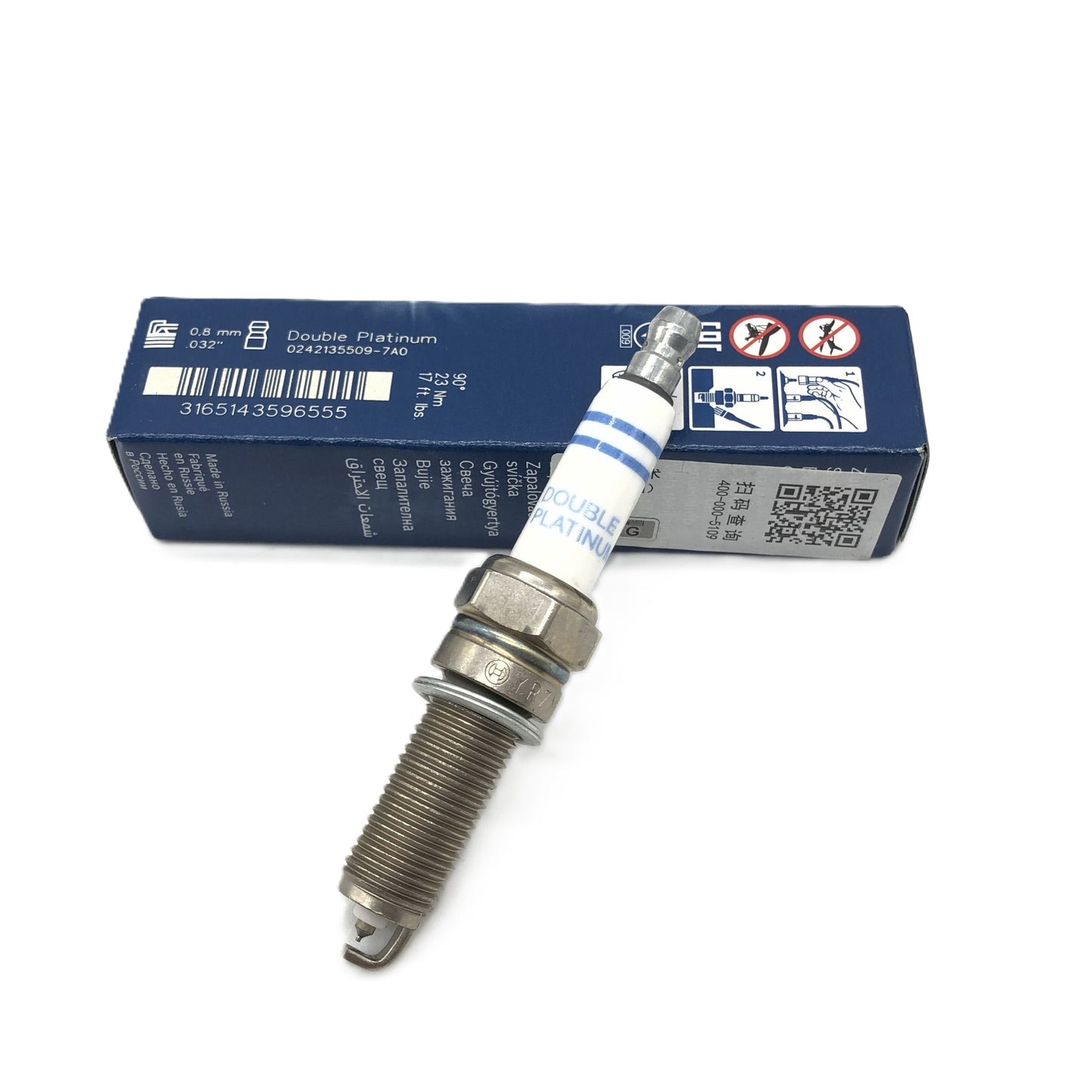 BOSCH Double Platinum Spark Plug 0242135509-7A0 YR7MPP33