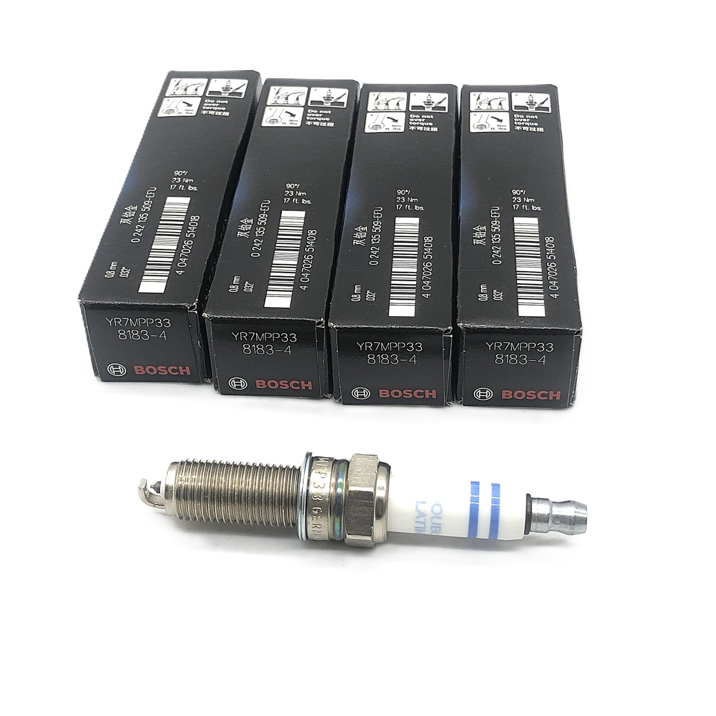 BOSCH Double Platinum Spark Plug 0242135509-EFU YR7MPP33