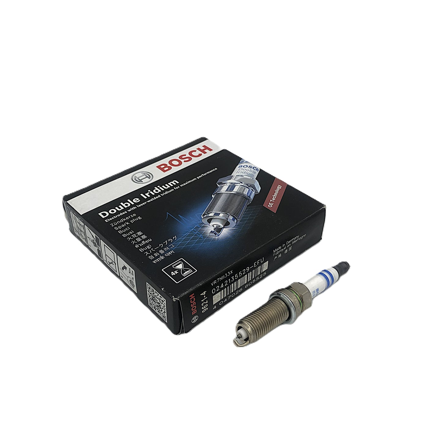 BOSCH Double Iridium Spark Plug 0242135529 VR7NII33X