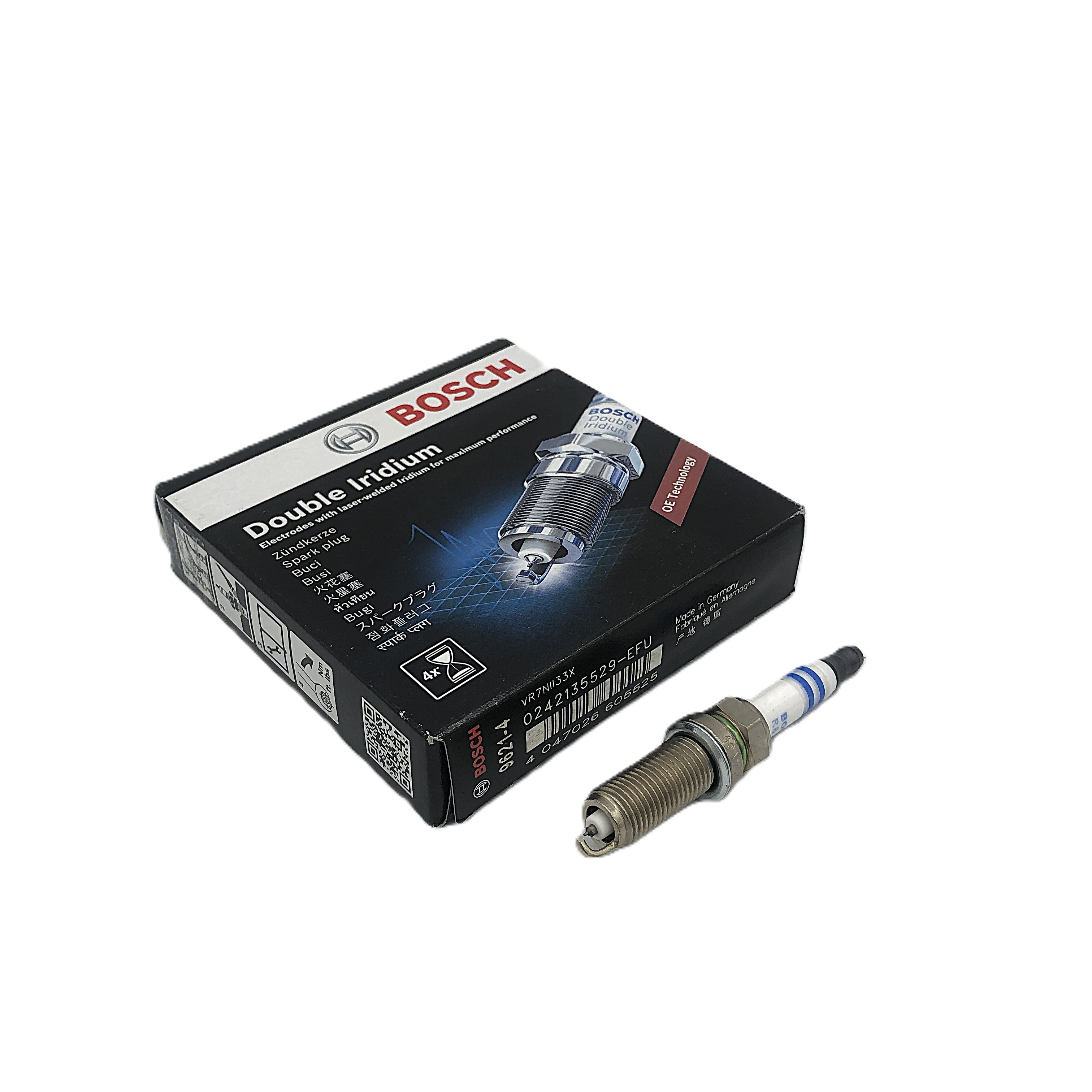 BOSCH Double Iridium Spark Plug 0242135529 VR7NII33X