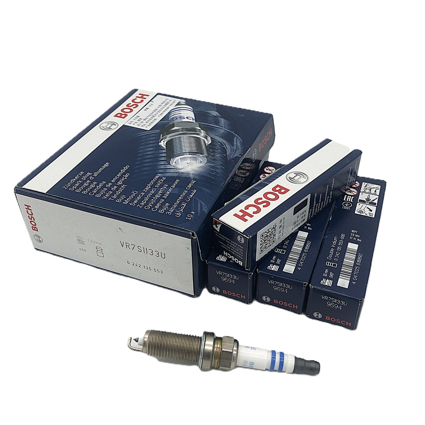 BOSCH Double Iridium Spark Plug 0242135553 VR7SII33U