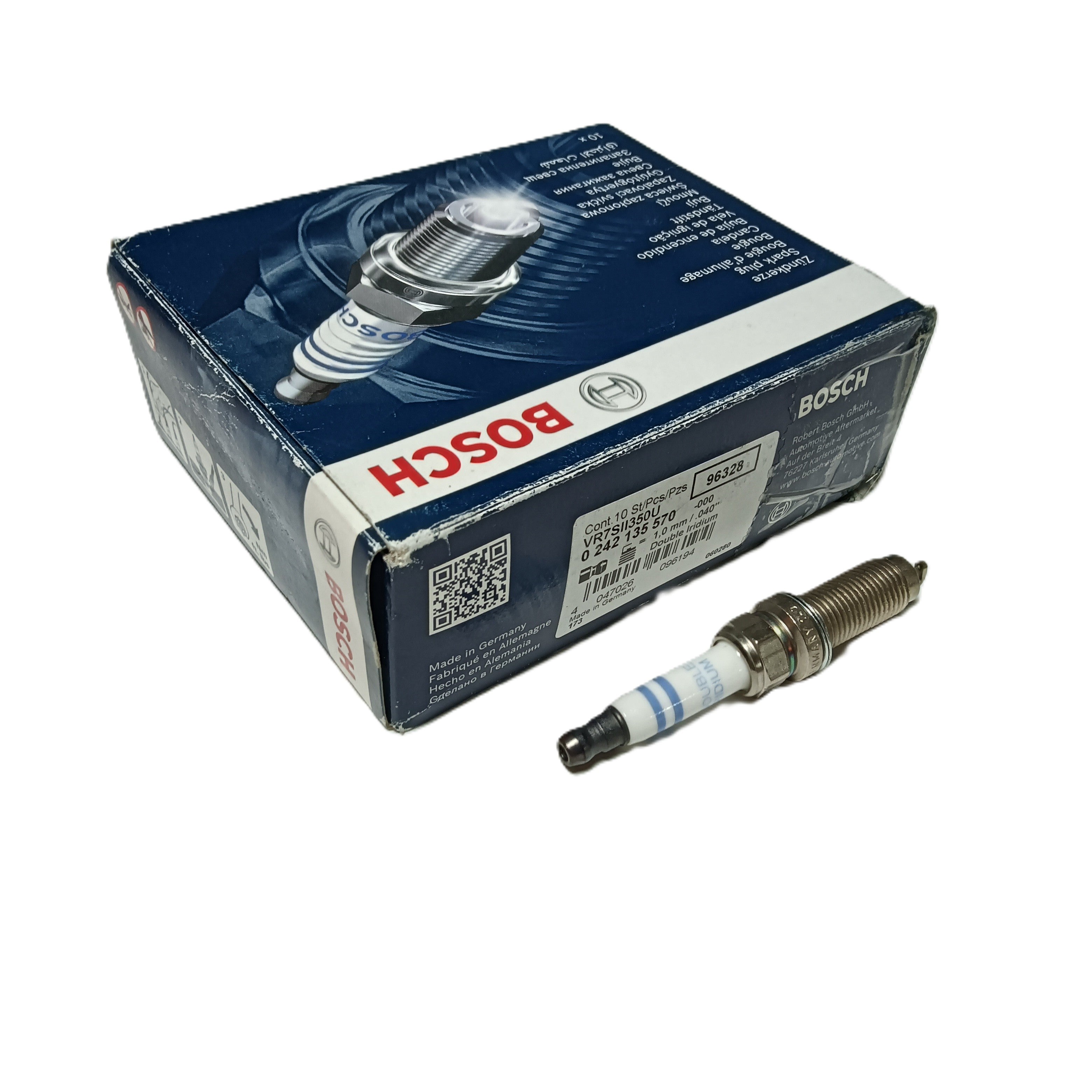 BOSCH Double Iridium Pin-to-Pin Spark Plug 0242135570