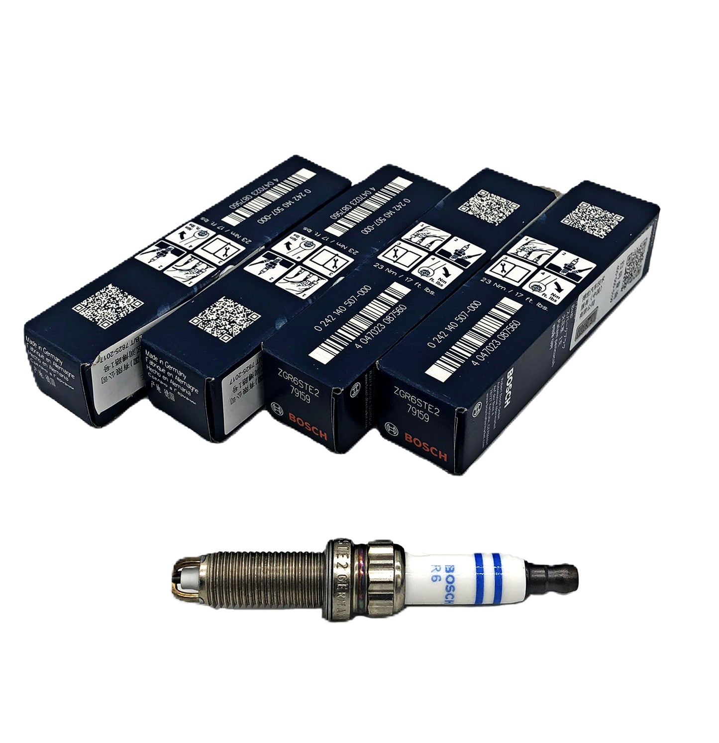 BOSCH Nickel Spark Plug 0242140507 ZGR6STE2