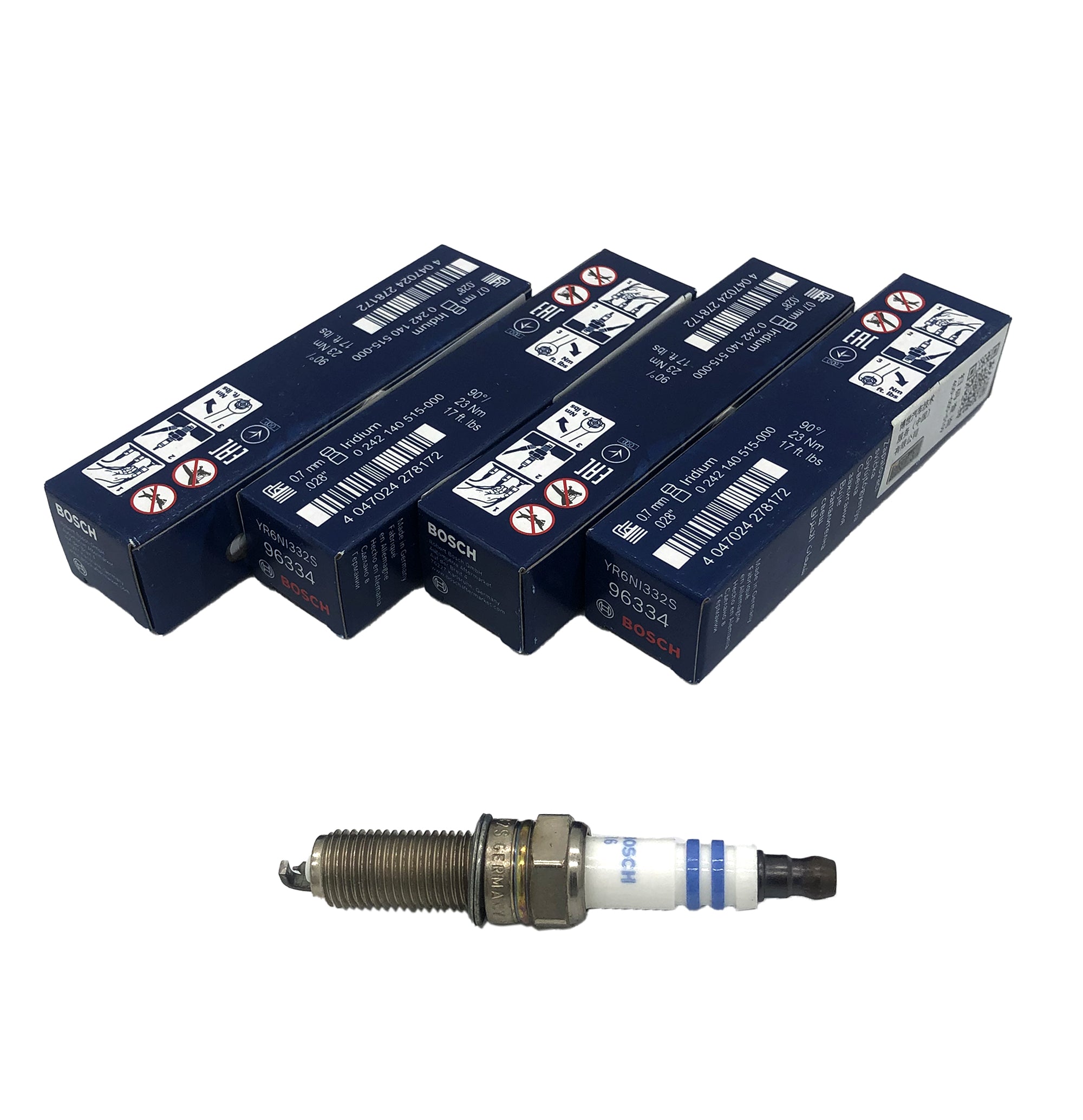 BOSCH Iridium Spark Plug 0242140515 YR6NI332S
