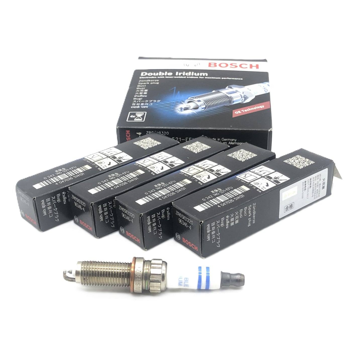 BOSCH Double Iridium Spark Plug 0242140521 ZR6SII3320