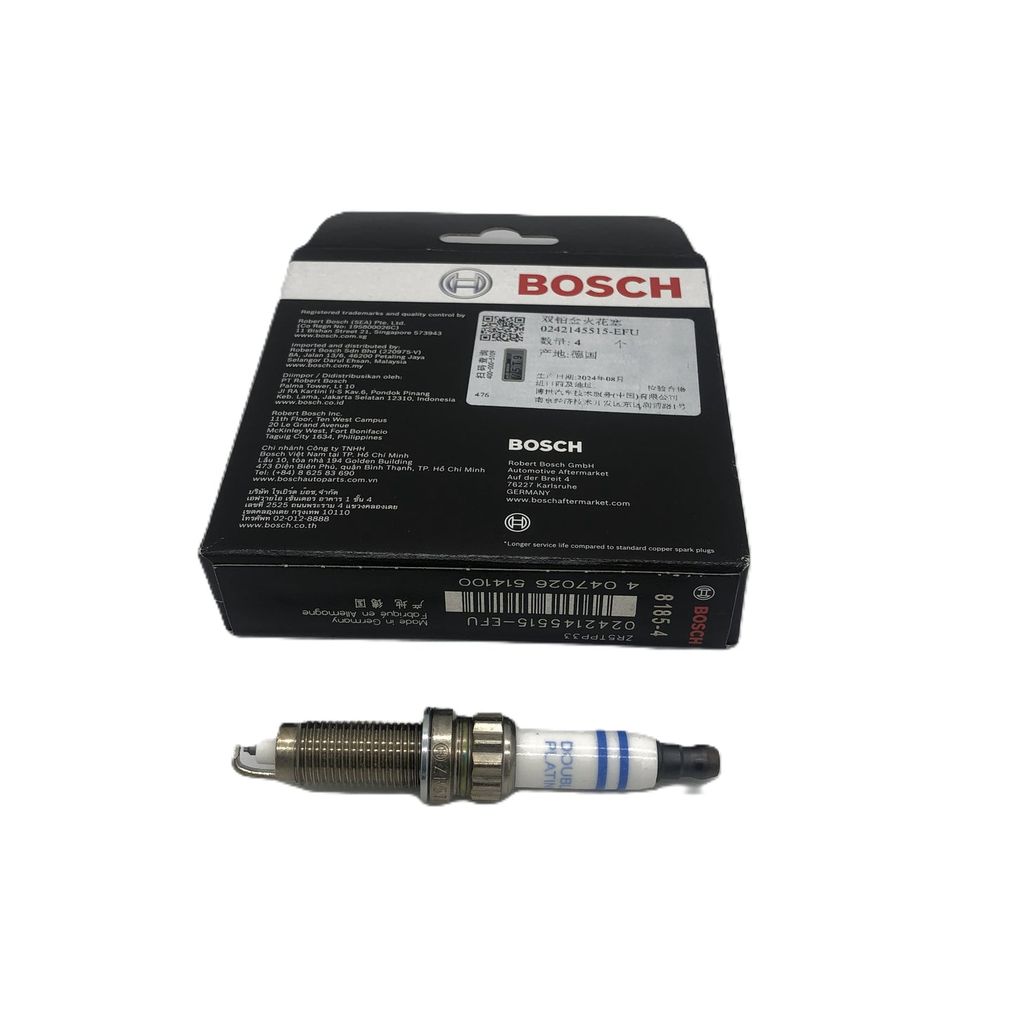 BOSCH Double Platinum Spark Plug 0242145515 ZR5TPP33