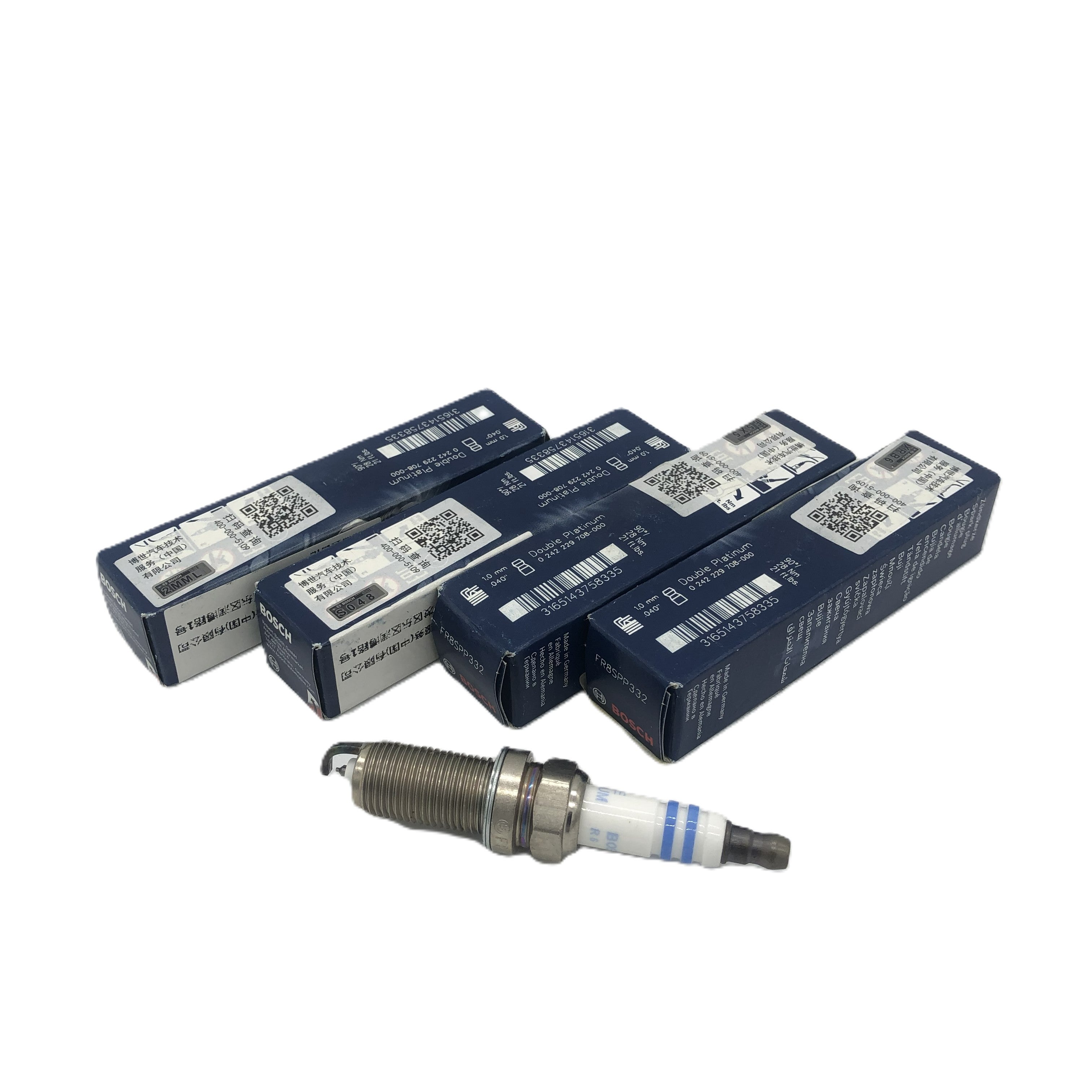 BOSCH Double Platinum Spark Plug 0242229708 FR8SPP332