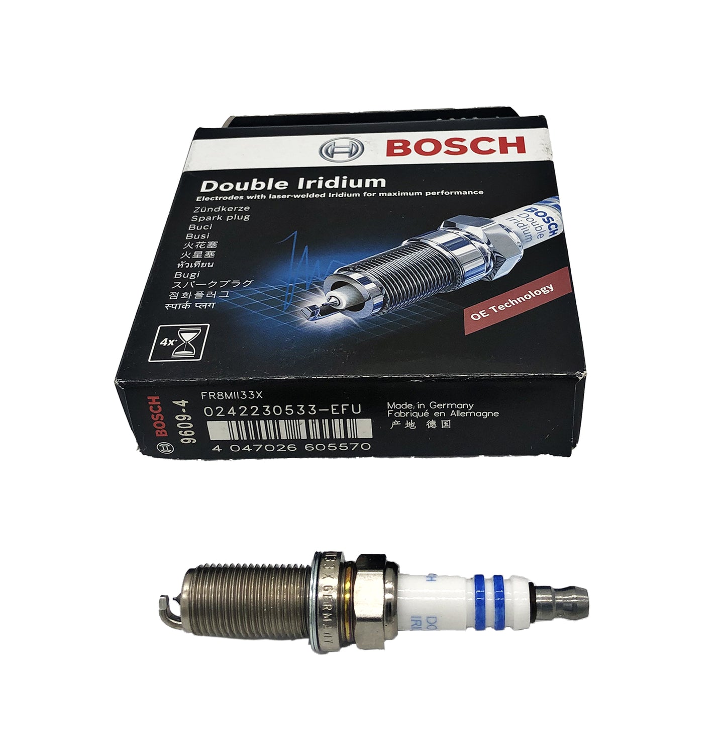 BOSCH Double Iridium Spark Plug 0242230533
