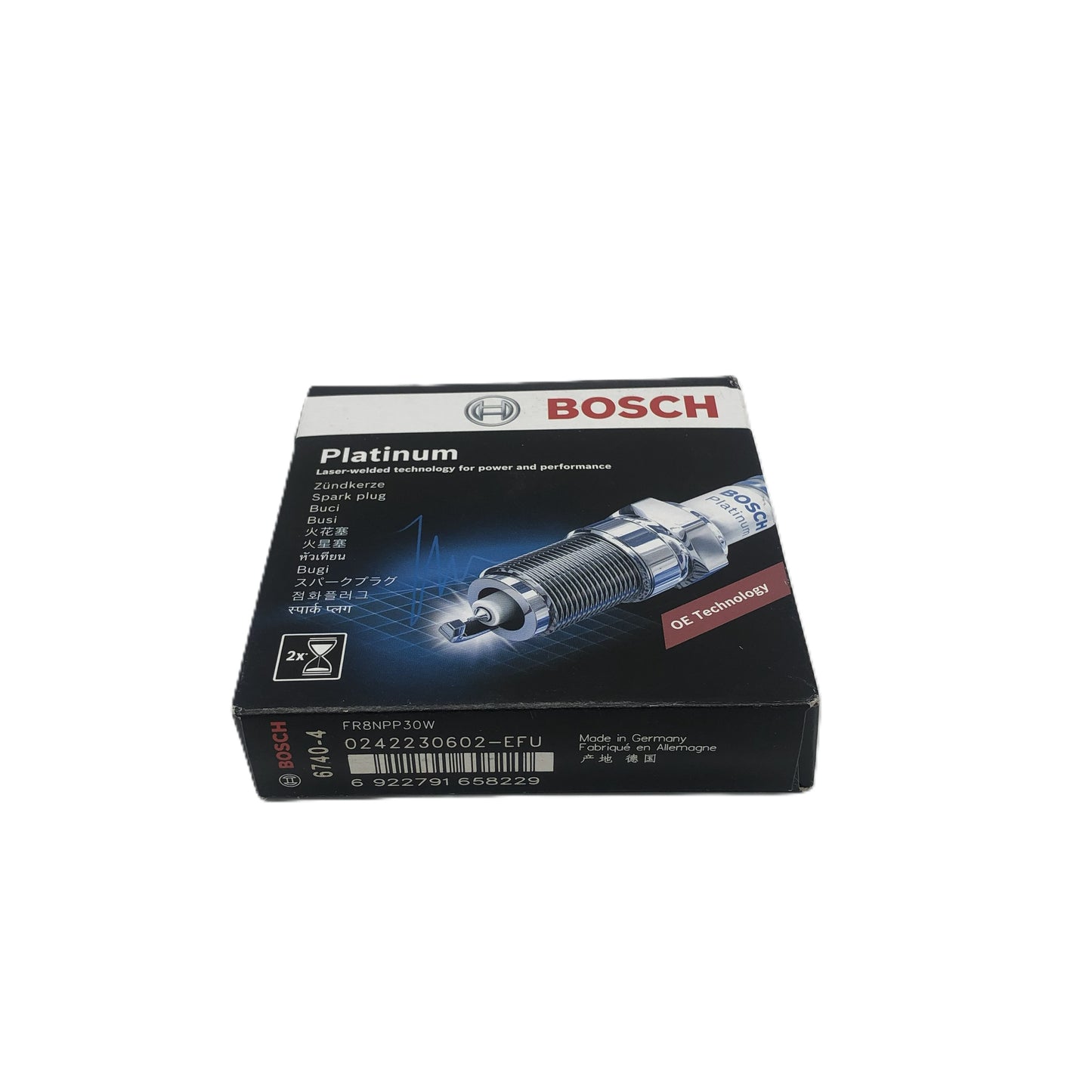 BOSCH Laser Platinum Spark Plug 0242230602 FR8NPP30W