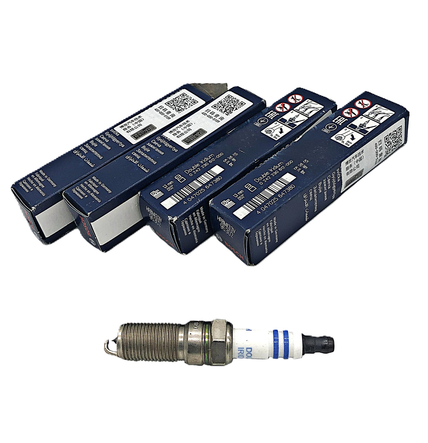 BOSCH Double Iridium Spark Plug 0242230612 HR8MII33V