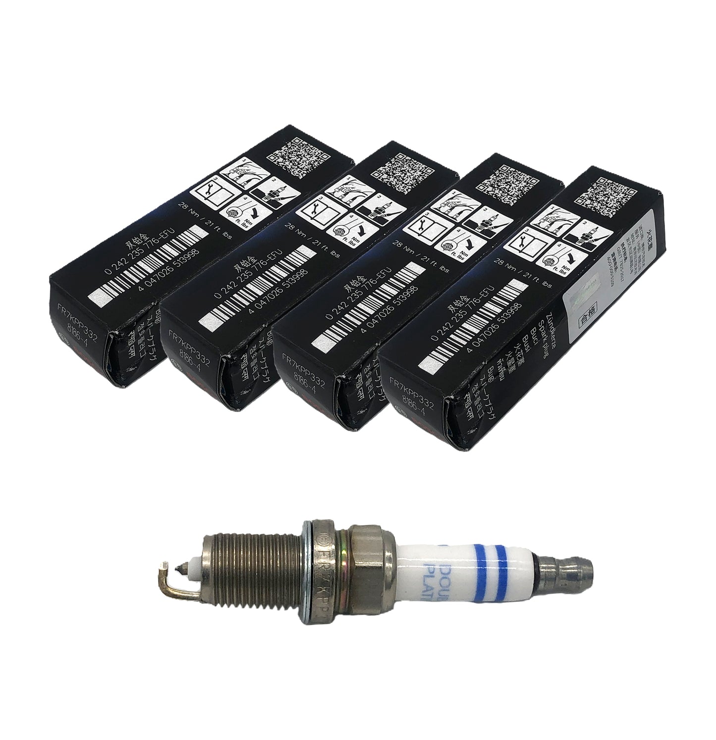 BOSCH Double Platinum Spark Plug 0242235776 FR7KPP332