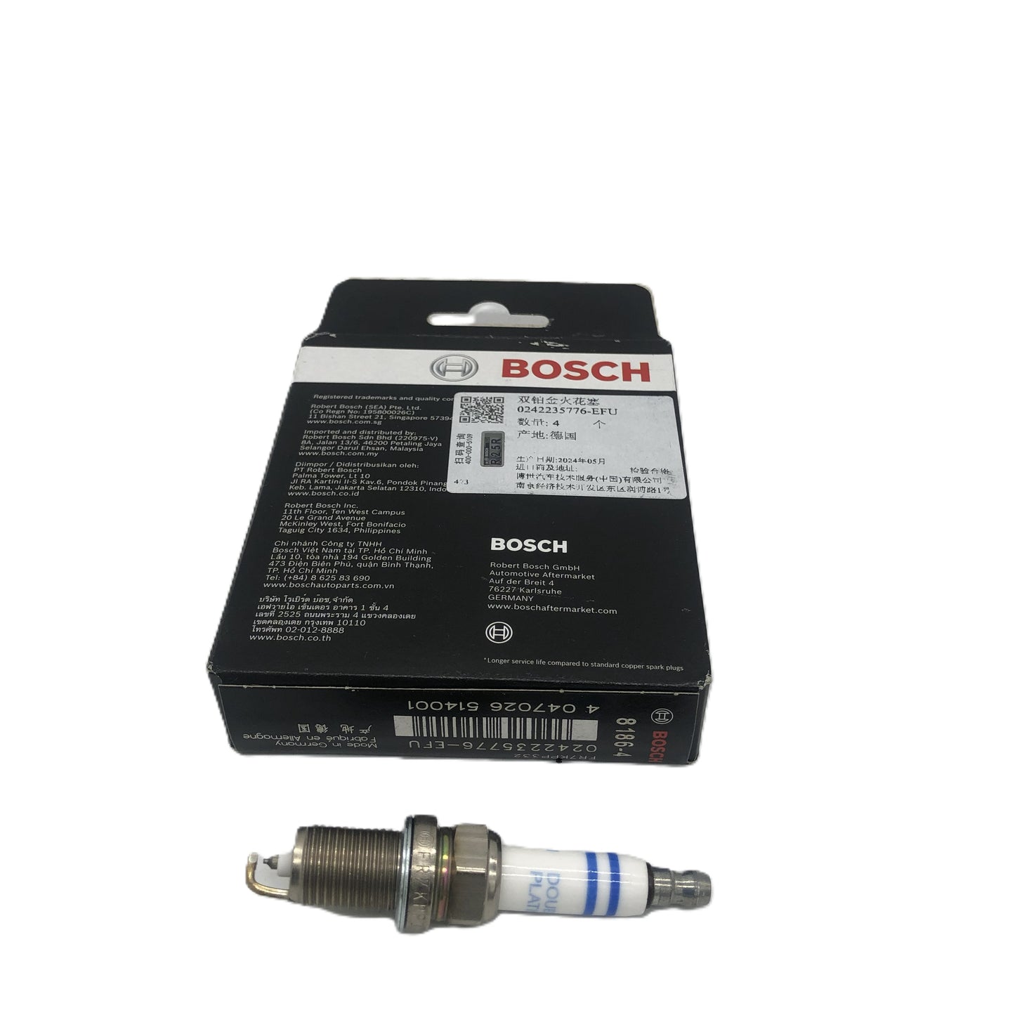 BOSCH Double Platinum Spark Plug 0242235776 FR7KPP332