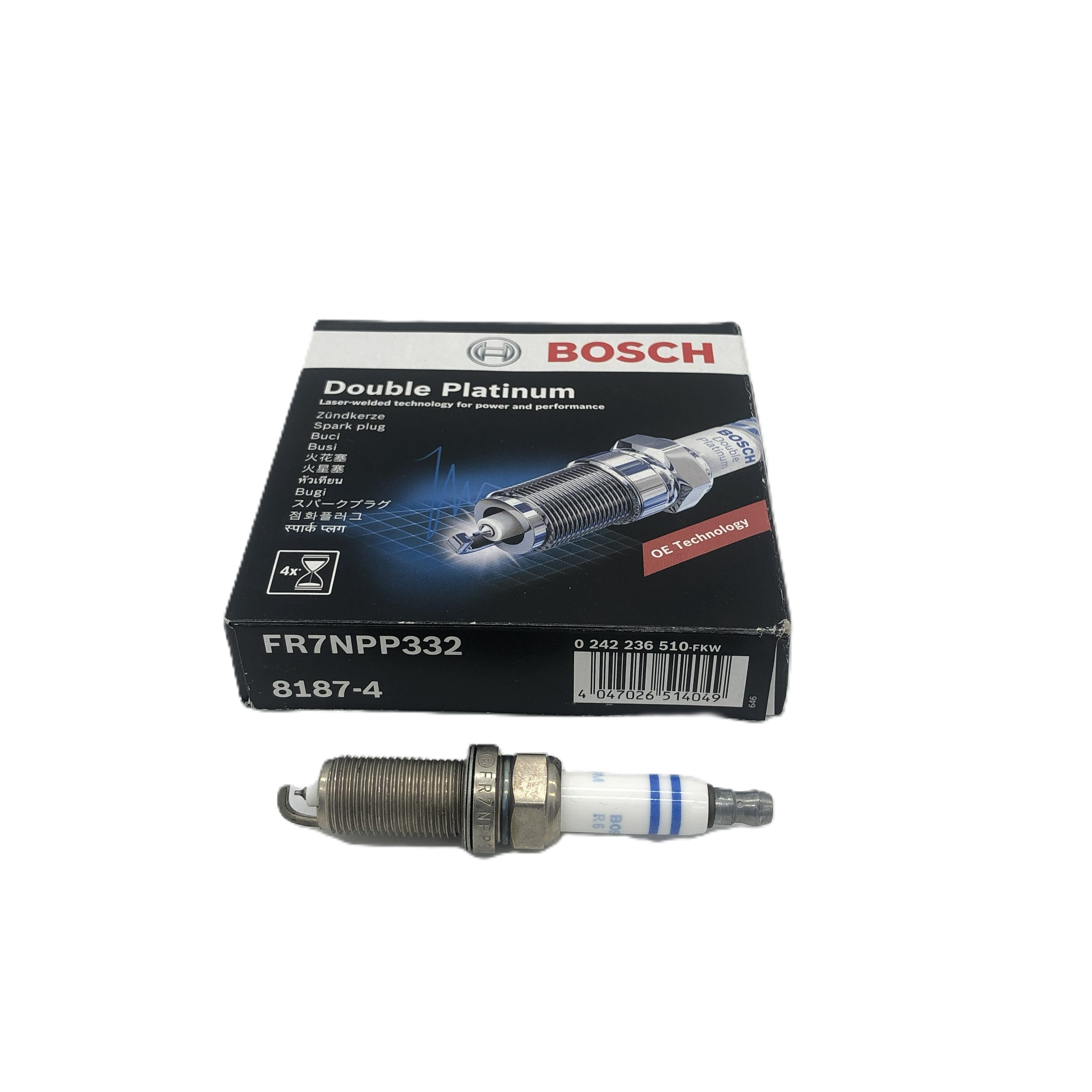 BOSCH Double Platinum Spark Plug 0242236510 FR7NPP332