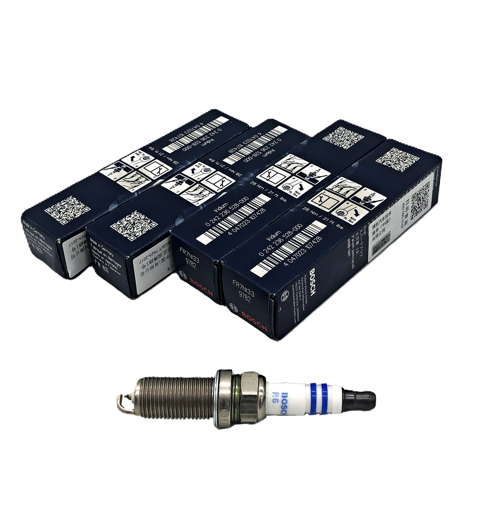 BOSCH Iridium Spark Plug 0242236528 FR7NI33