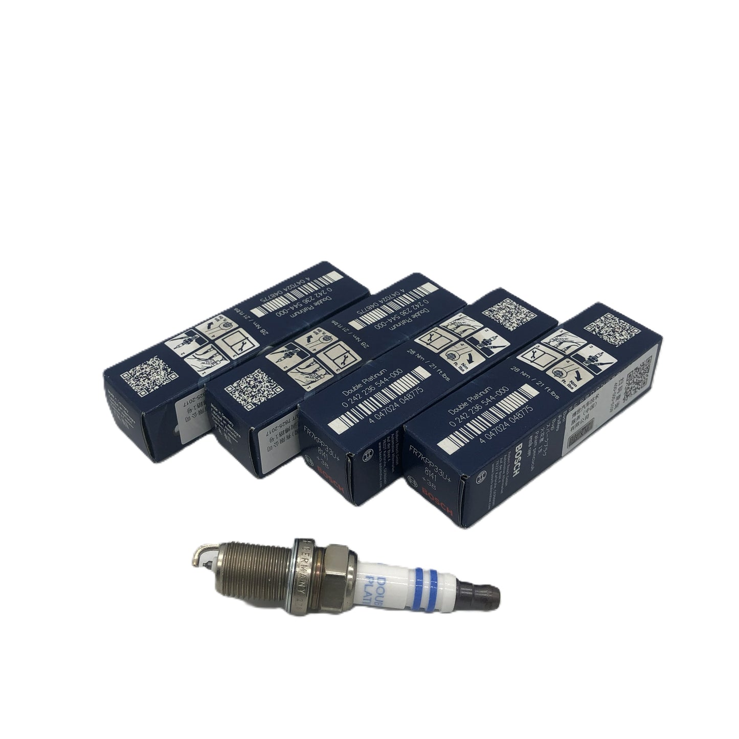 BOSCH Double Platinum Spark Plug 0242236544 FR7KPP33U+