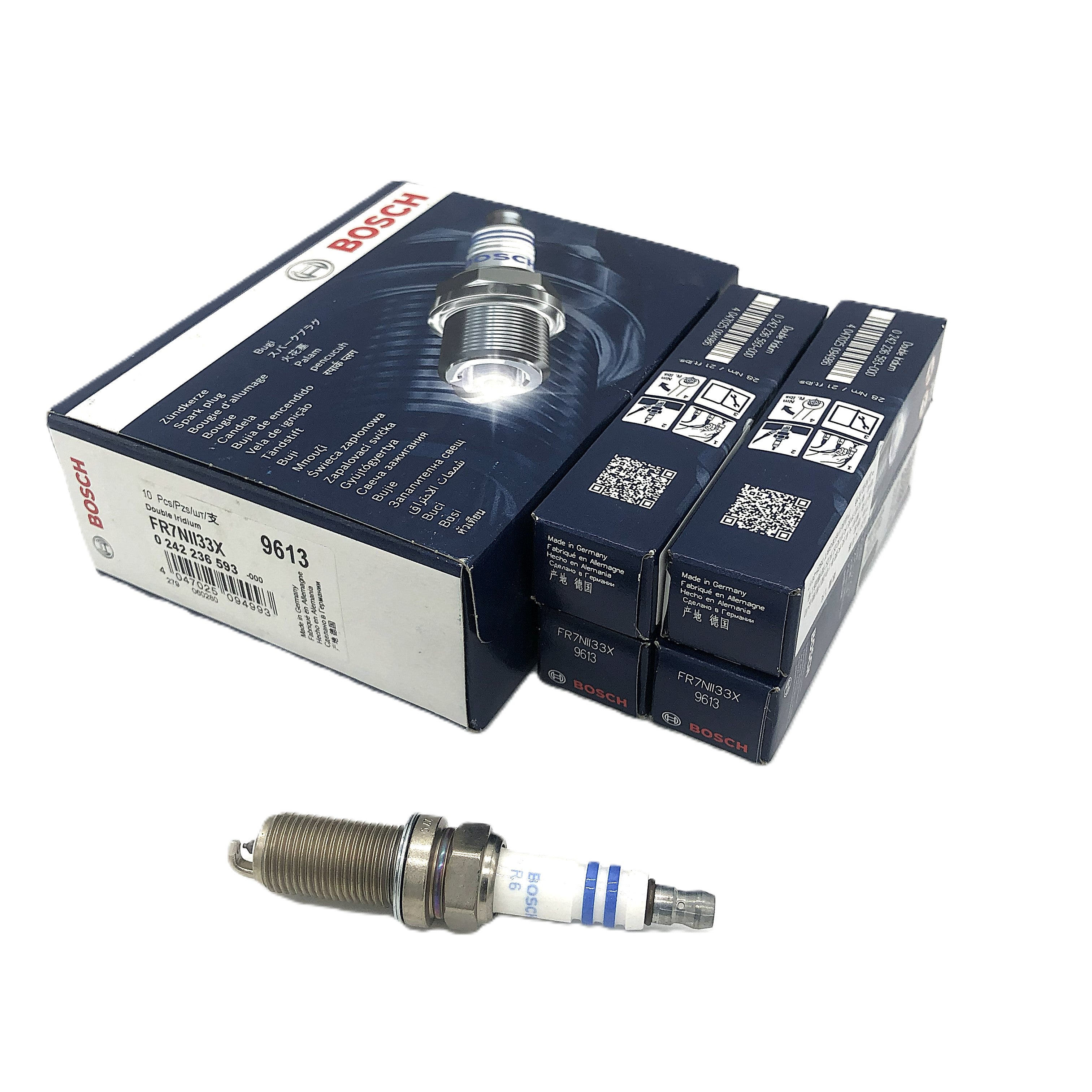 BOSCH Double Iridium Spark Plug 0242236593 FR7NII33X