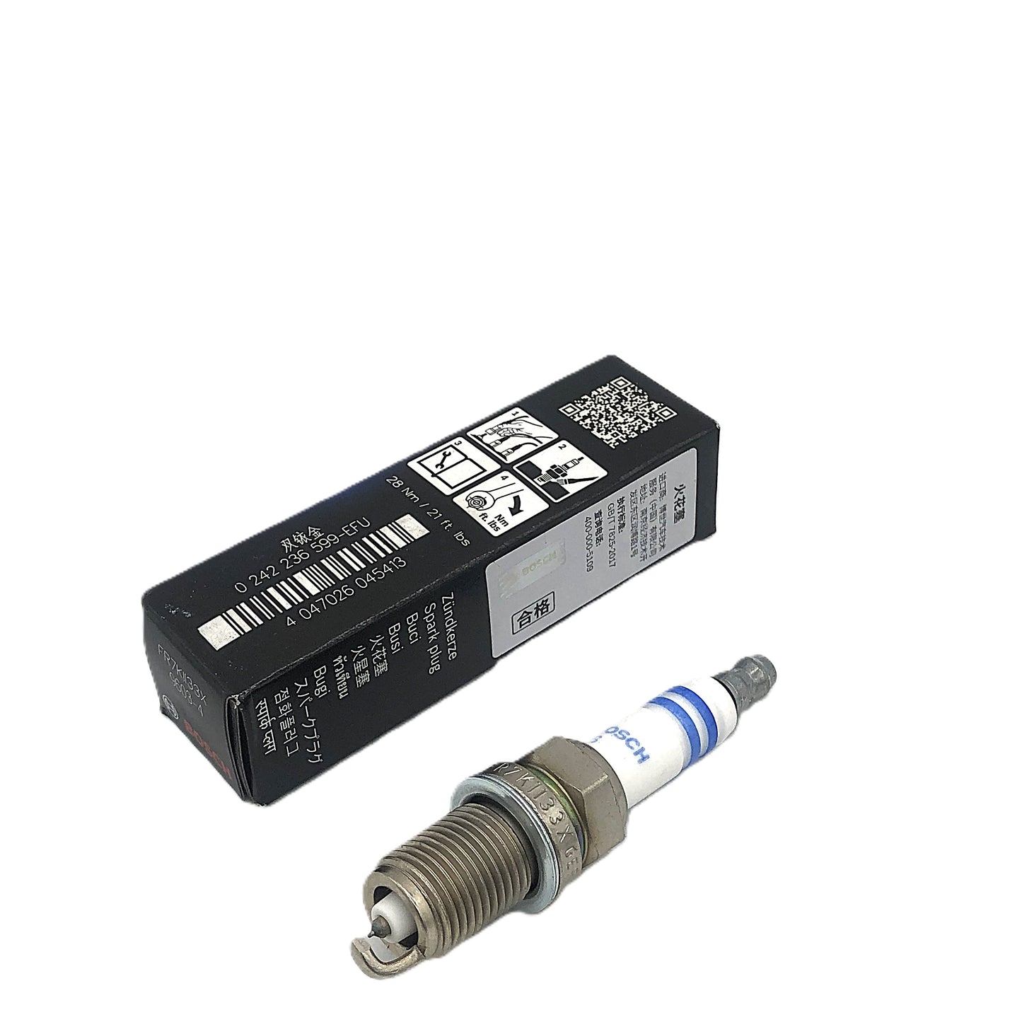 BOSCH Double Iridium Spark Plug 0242236599 FR7KII33X