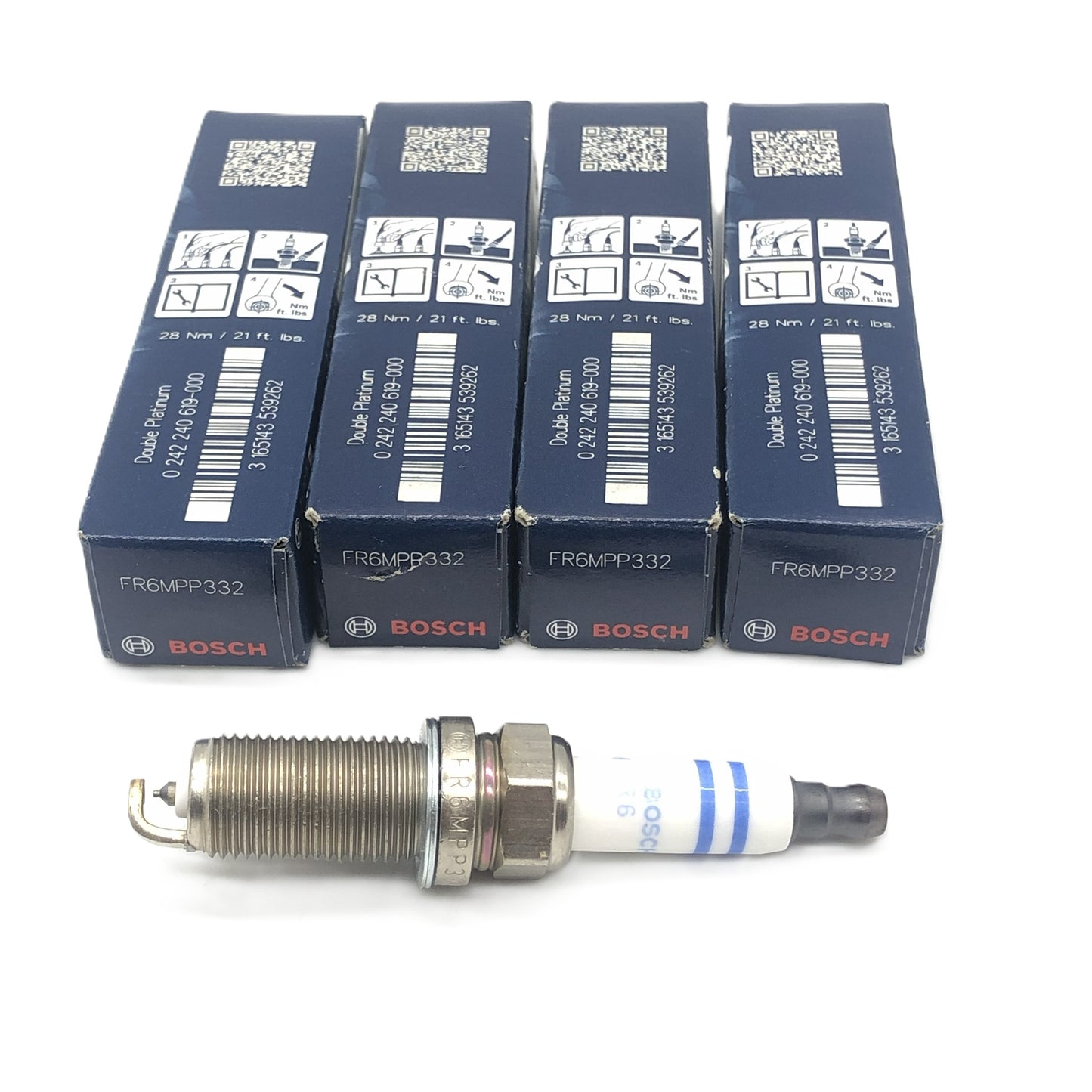 BOSCH Double Platinum Spark Plug 0242240619 FR6MPP332