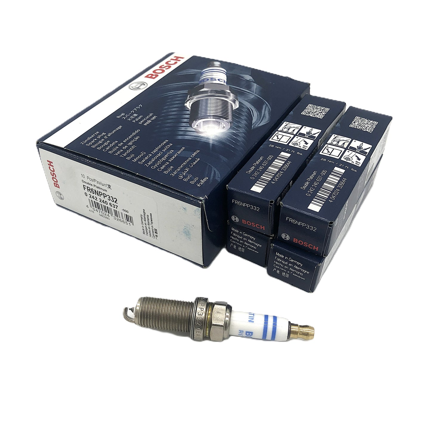 BOSCH Double Platinum Spark Plug 0242240637 FR6NPP332