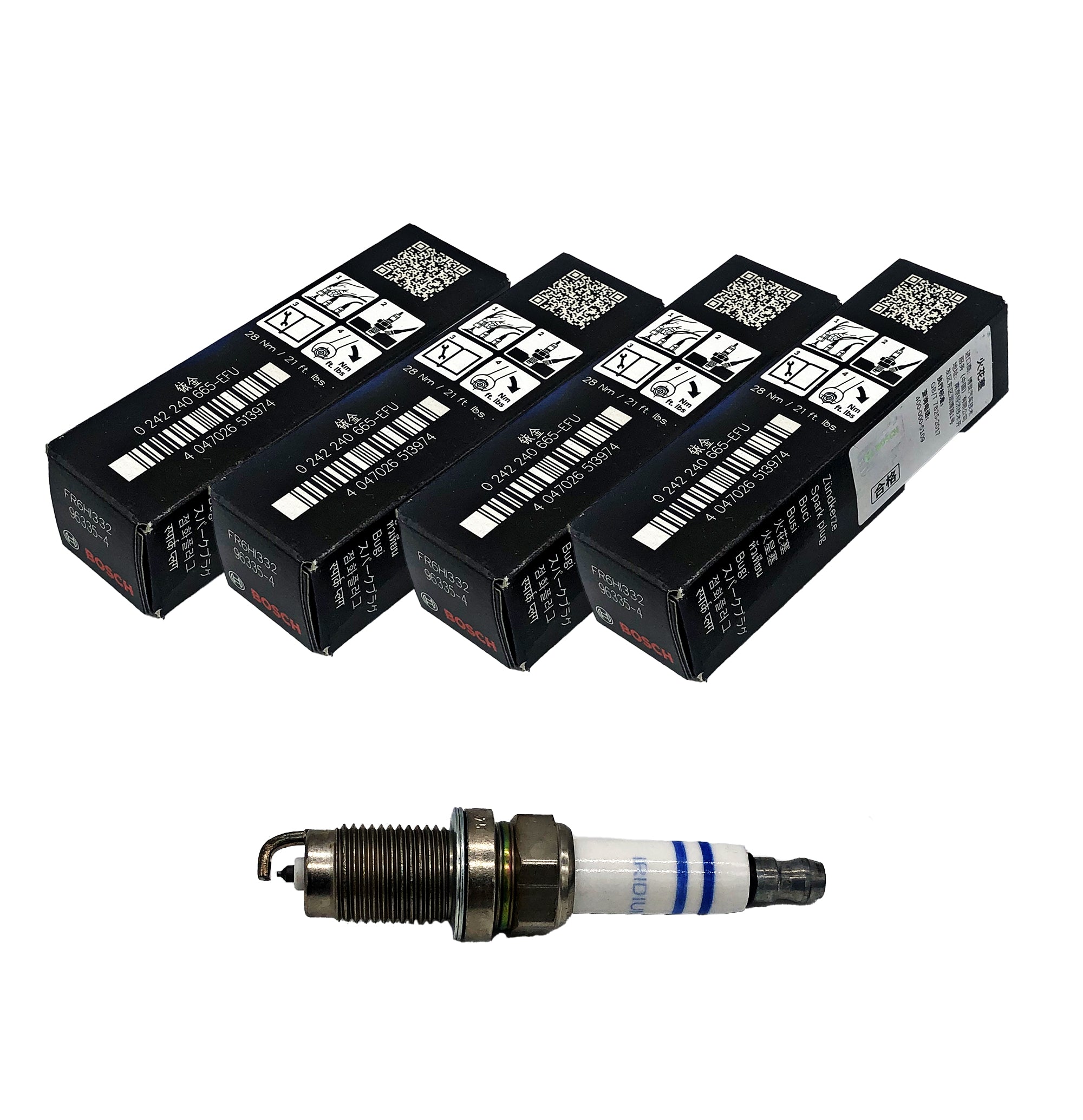 BOSCH Iridium Spark Plug 0242240665 FR6HI332
