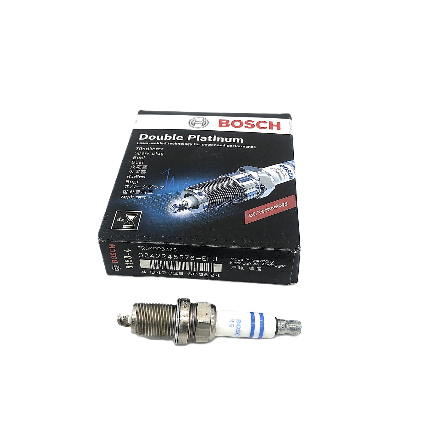 BOSCH Double Platinum Spark Plug 0242245576 FR5KPP332S