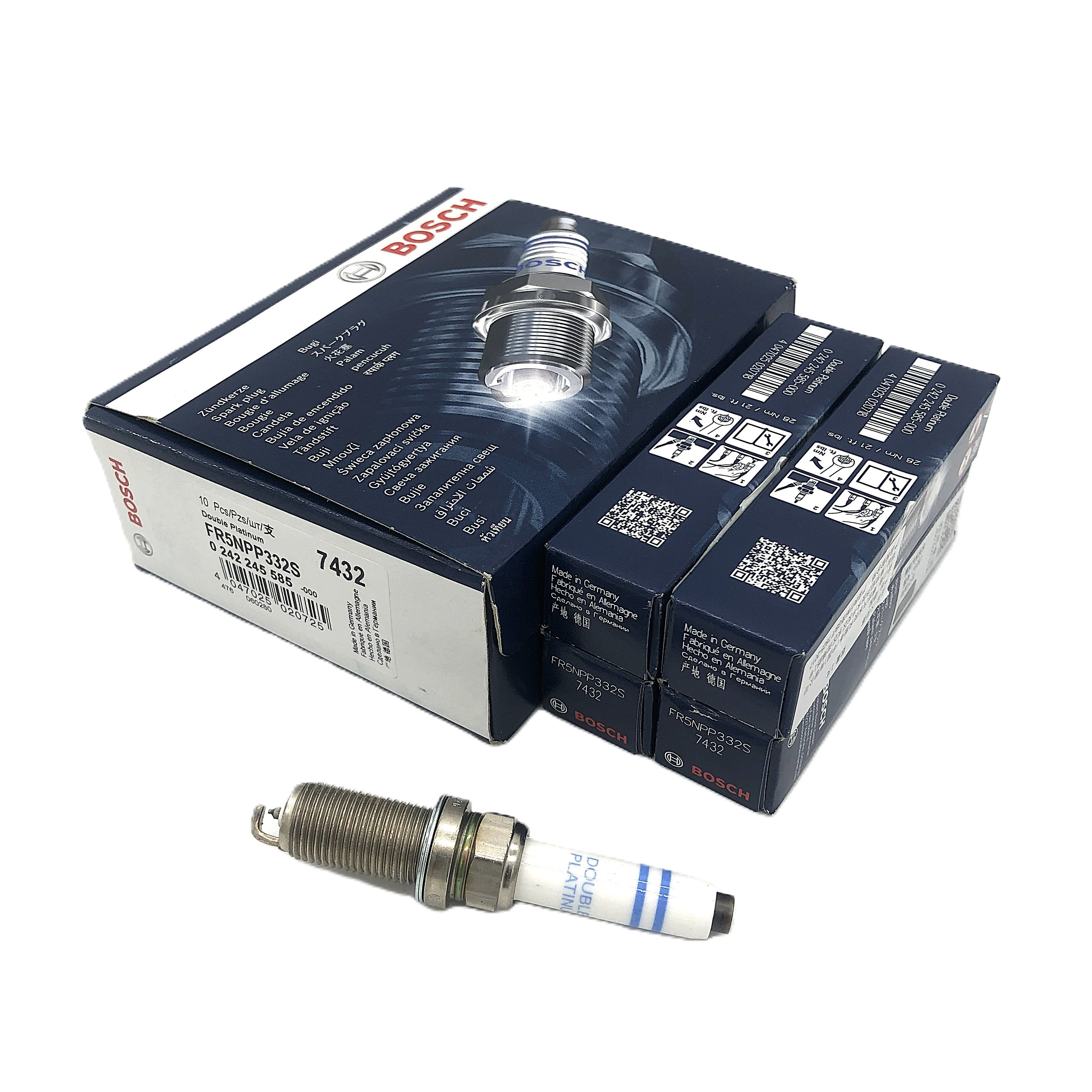 BOSCH Double Platinum Spark Plug 0242245585 FR5NPP332S