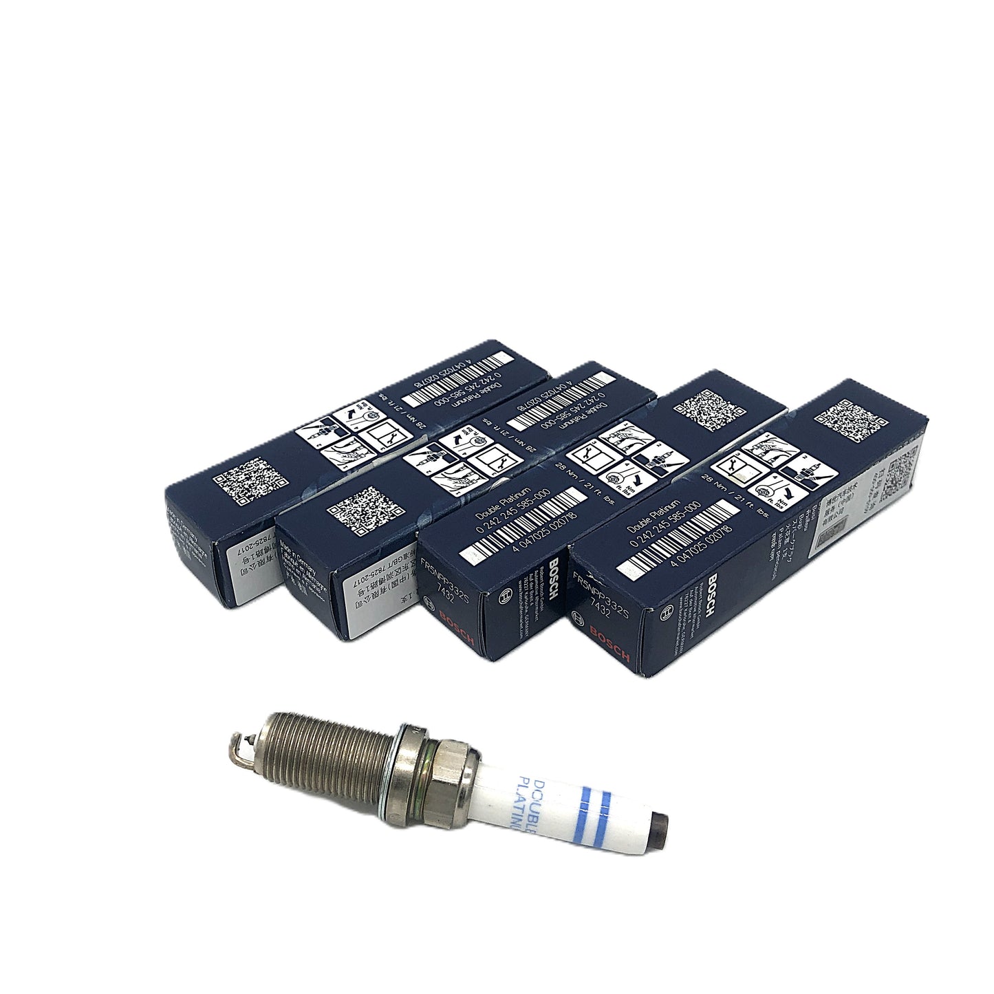 BOSCH Double Platinum Spark Plug 0242245585 FR5NPP332S