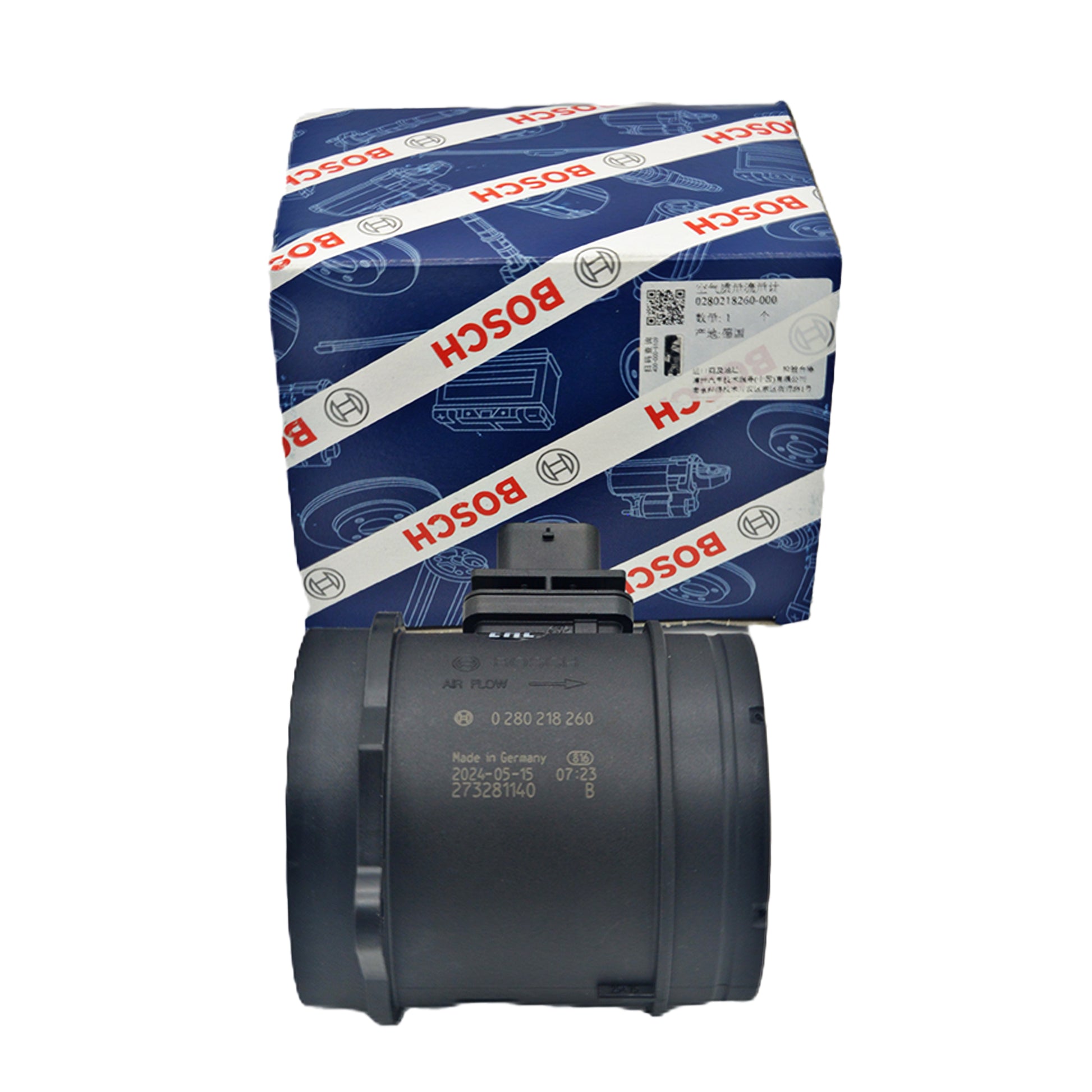 BOSCH Mass Air Flow Sensor 0280218260 image 1 Candru