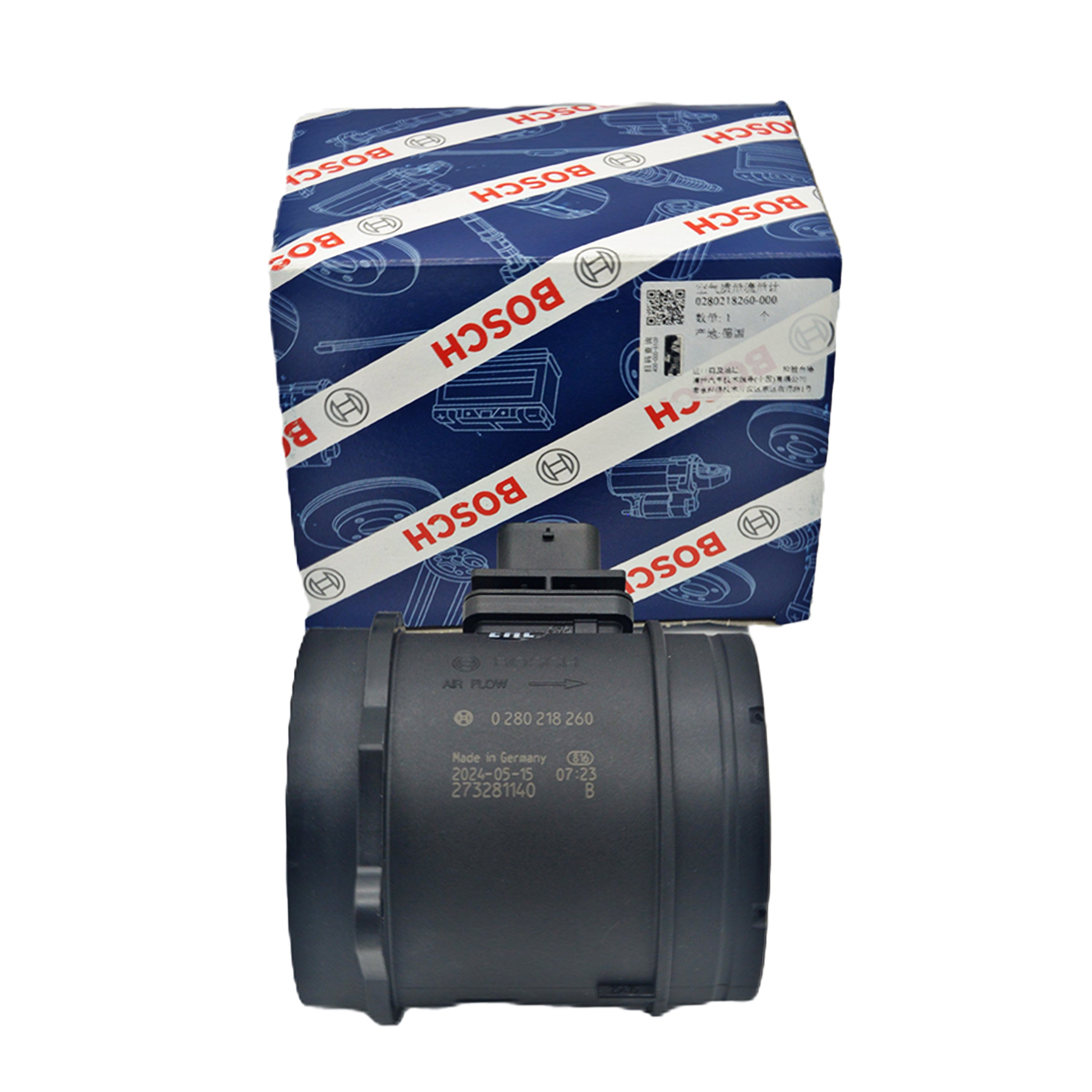 BOSCH Mass Air Flow Sensor 0280218260 image 1 Candru