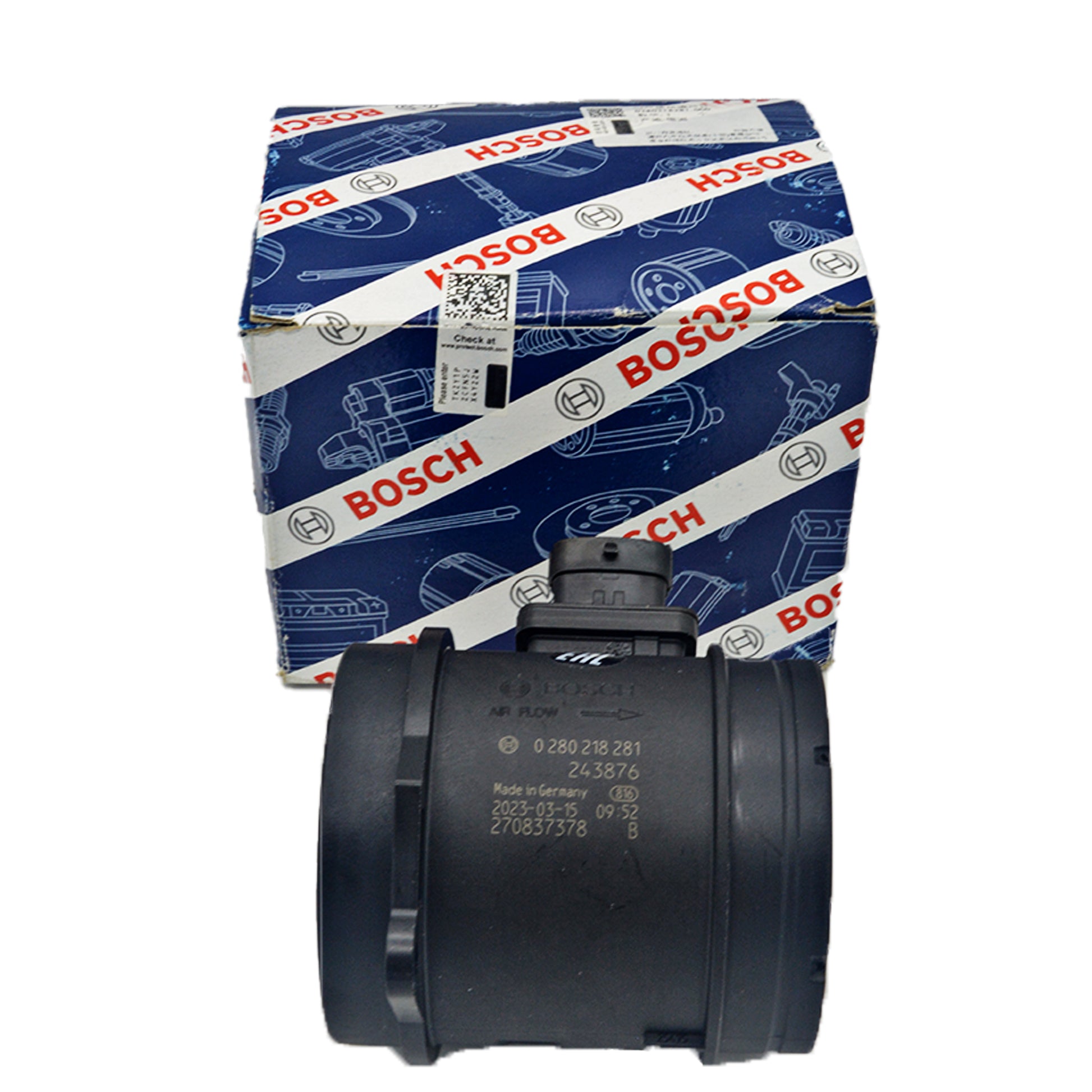 BOSCH Mass Air Flow Sensor 0280218281 image 1 Candru