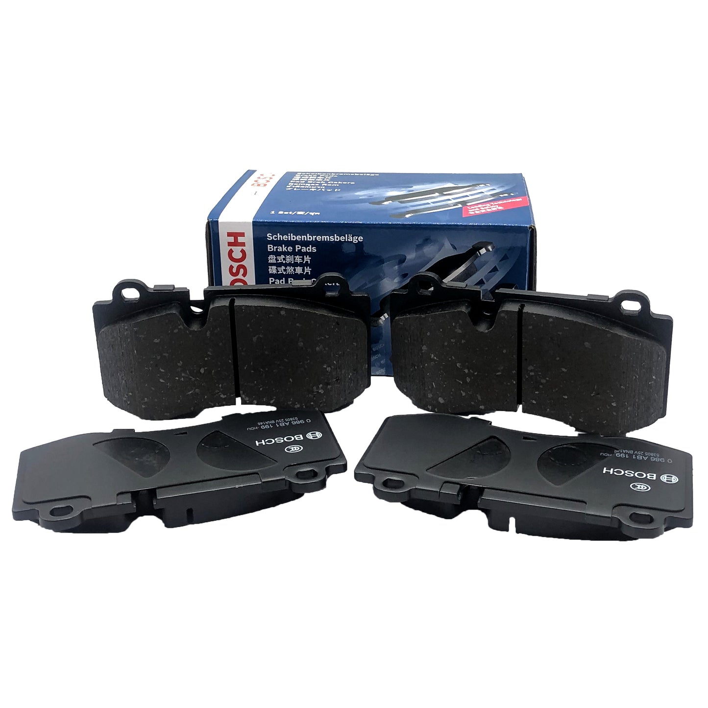 BOSCH Brake Pad Set 0986AB1199 image 1 Candru