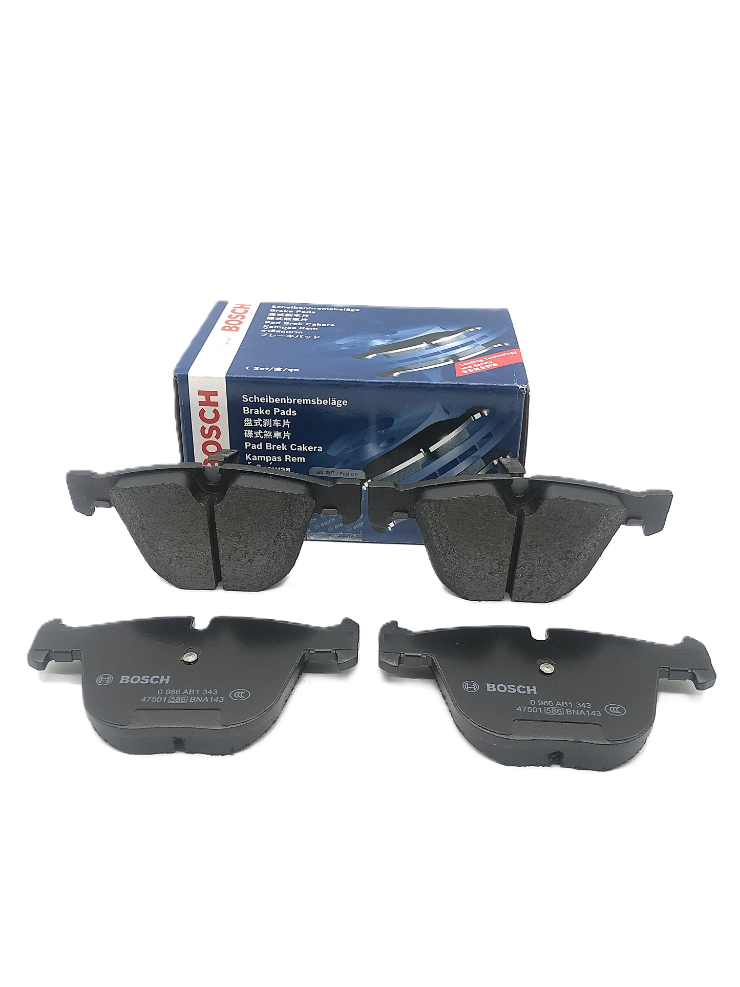 BOSCH Rear Disc Brake Pad Set 0986AB1343