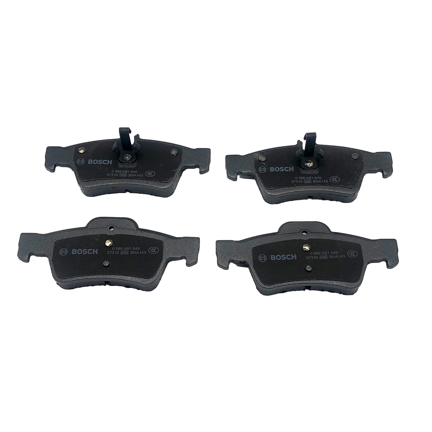 BOSCH Rear Disc Brake Pad Set 0986AB1649 image 2 Candru