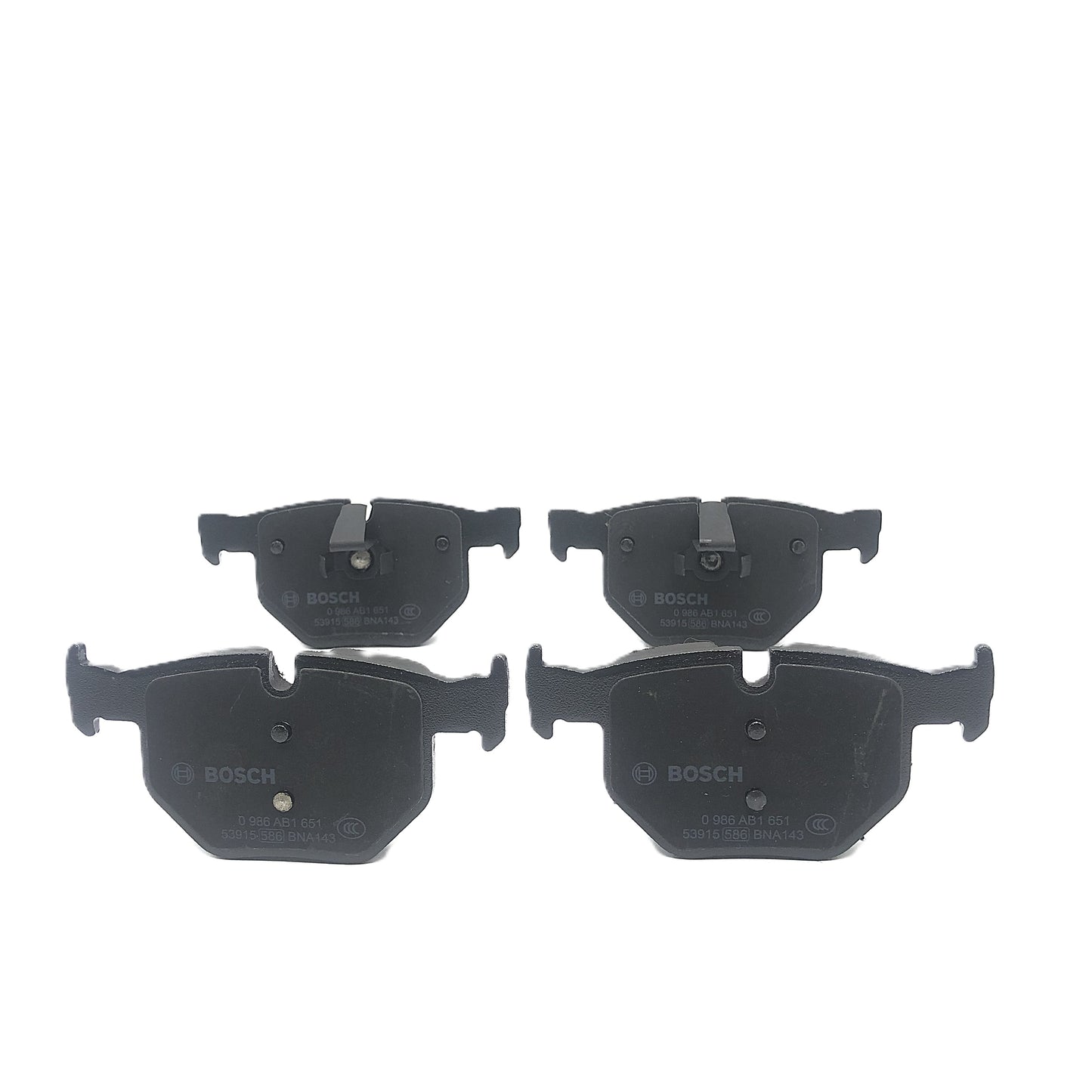 BOSCH Rear Disc Brake Pad Set 0986AB1651