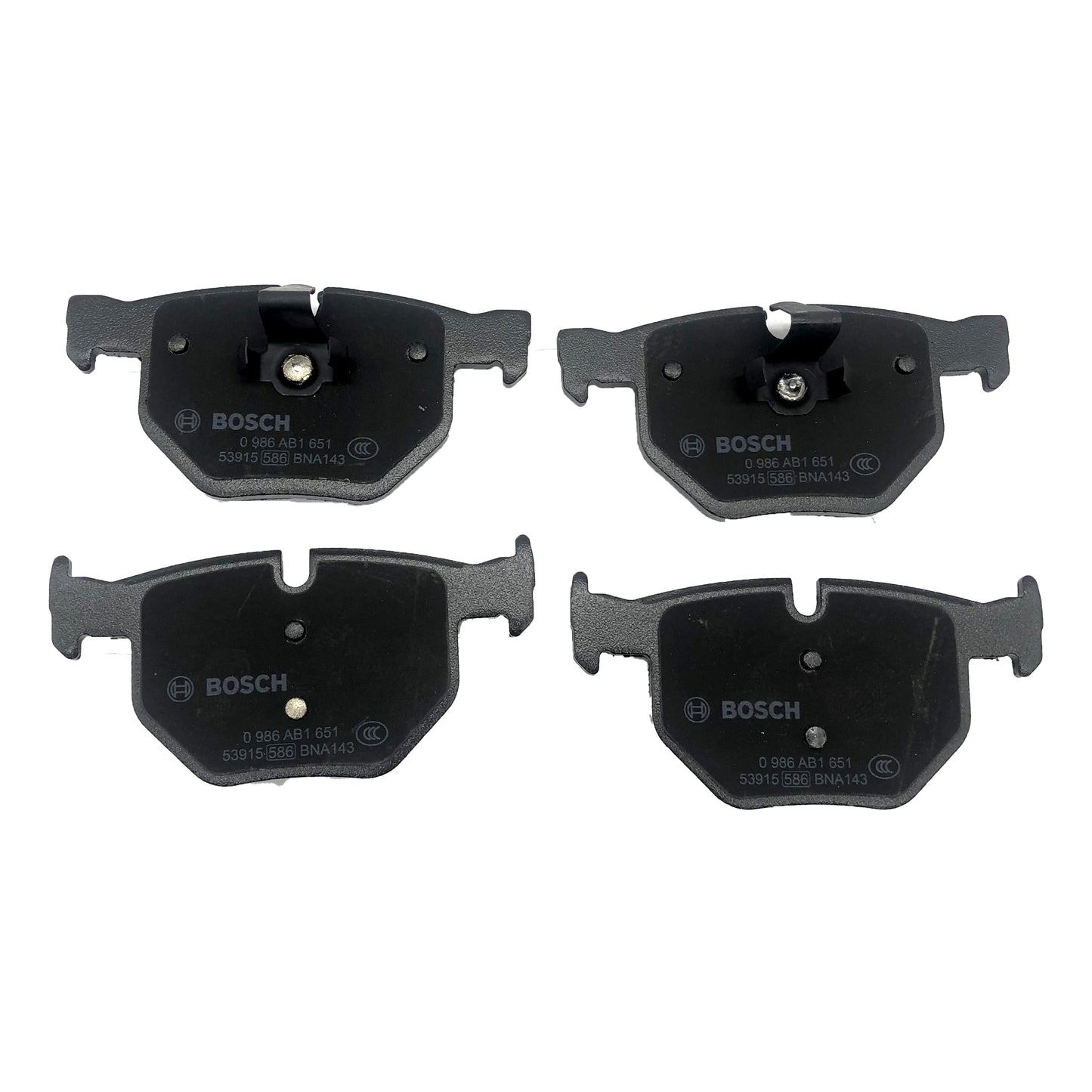 BOSCH Rear Disc Brake Pad Set 0986AB1651 image 2 Candru