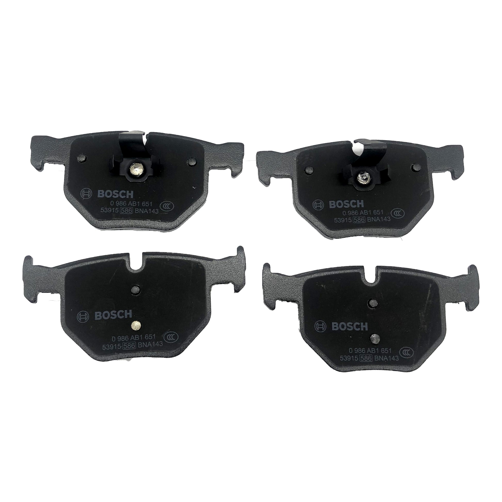 BOSCH Rear Disc Brake Pad Set 0986AB1651 image 2 Candru