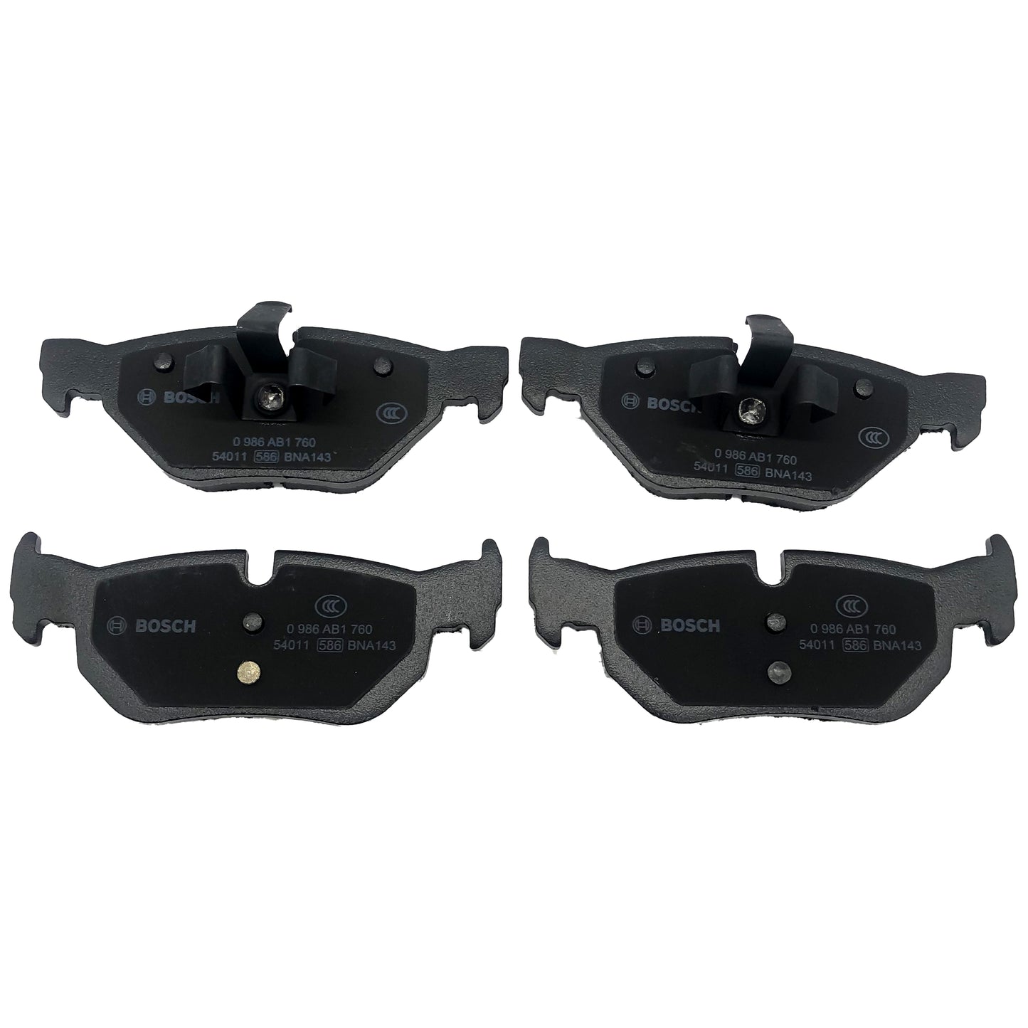 BOSCH Rear Disc Brake Pad Set 0986AB1760 image 2 Candru