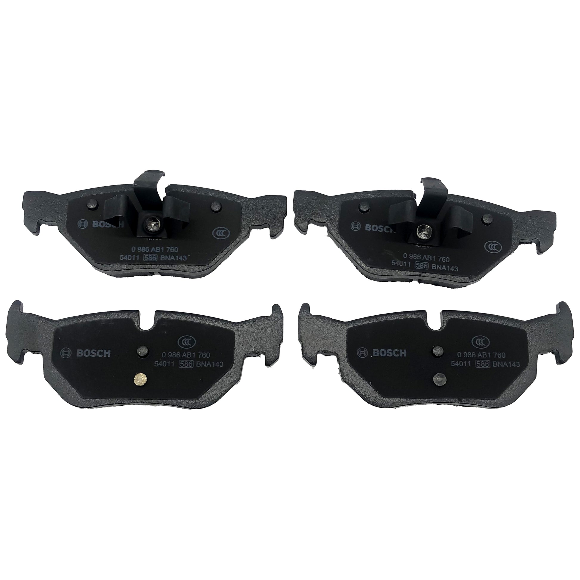 BOSCH Rear Disc Brake Pad Set 0986AB1760 image 2 Candru