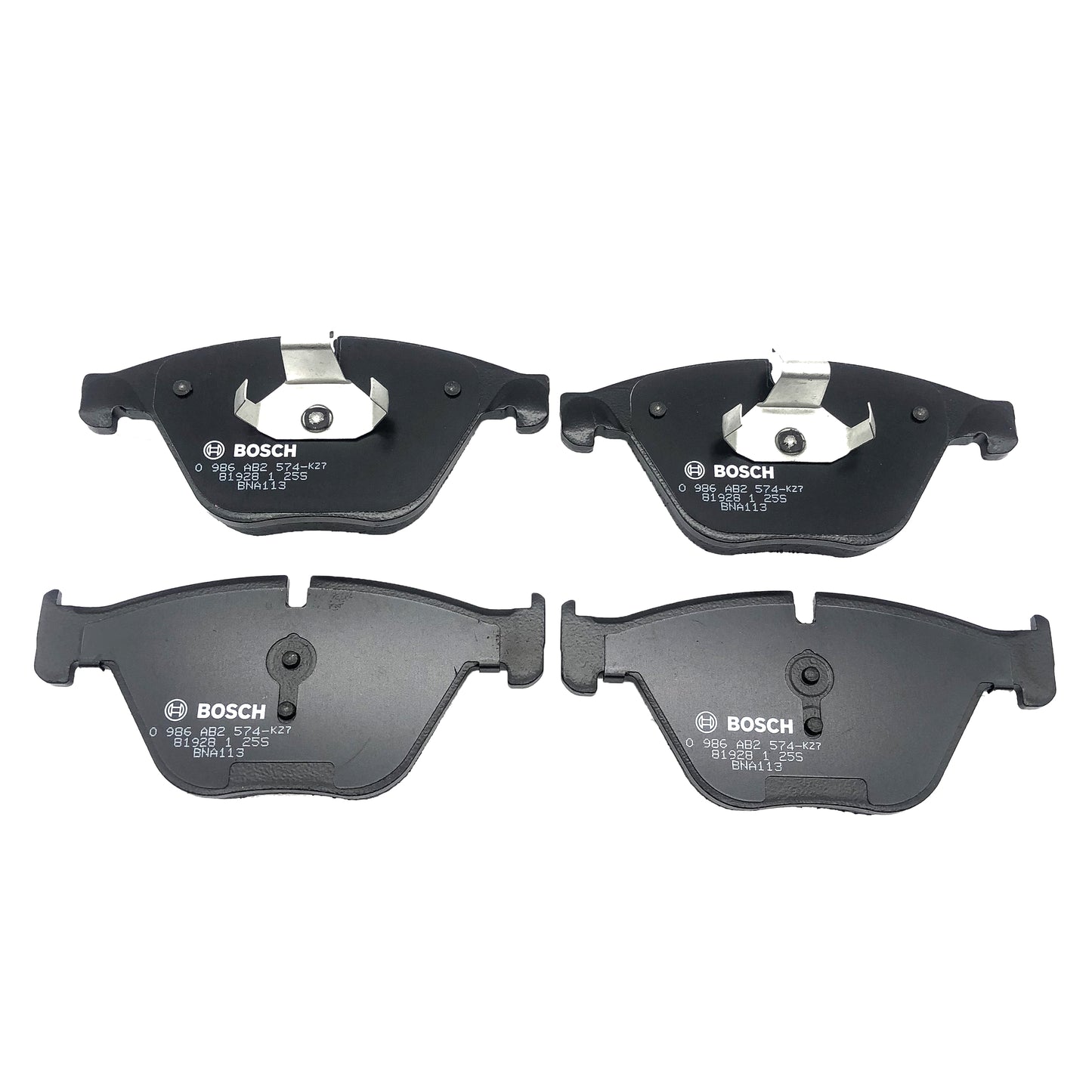 BOSCH Brake Pad Set 0986AB2574 image 2 Candru